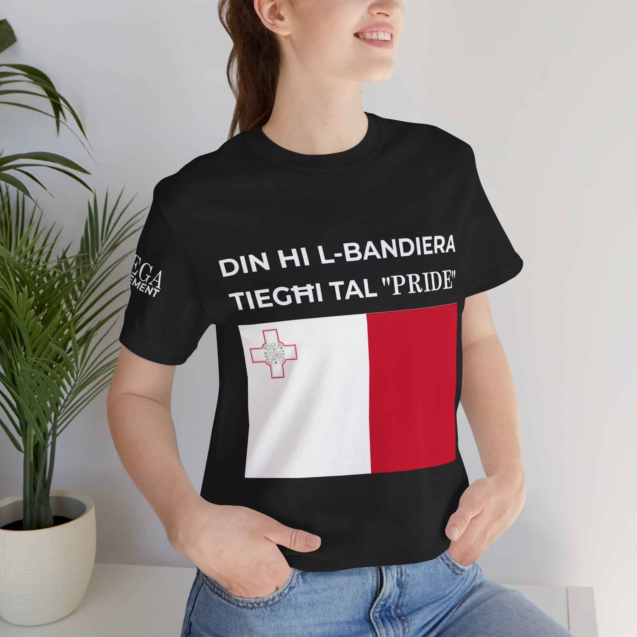 Malta Pride T-Shirt | Unisex Jersey Tee Pride Marches, and Everyday Wear