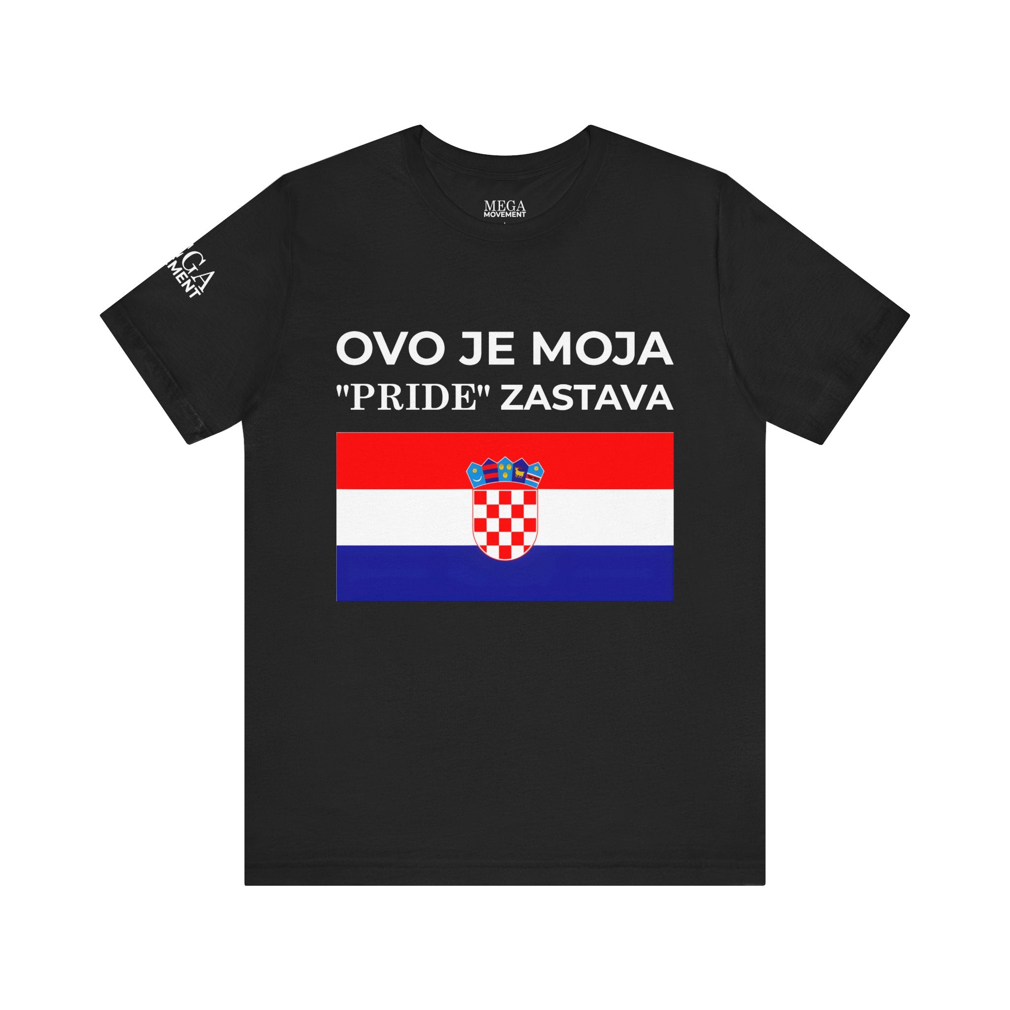 Croatia Pride Tee, Unisex Short Sleeve Shirt, Summer Festival Top, Gifts for Patriots - Mega Movement