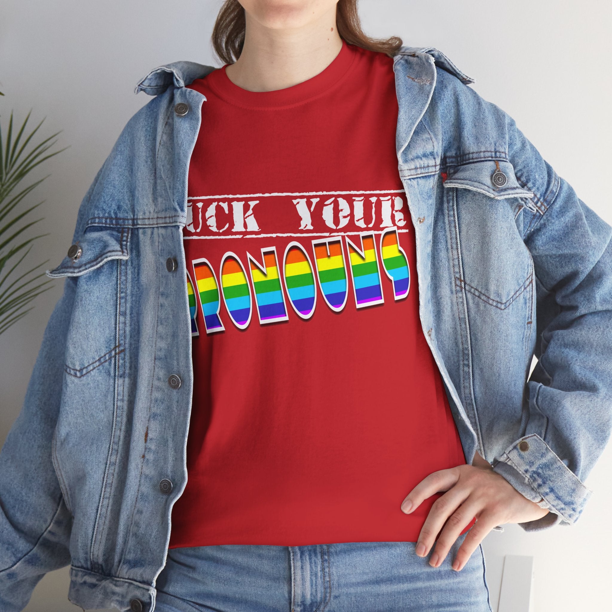 F*ck Your Pronounce Statement T-Shirt, Unisex Cotton Tee, Inclusive Fashion, Fun Gift, Casual Wear
