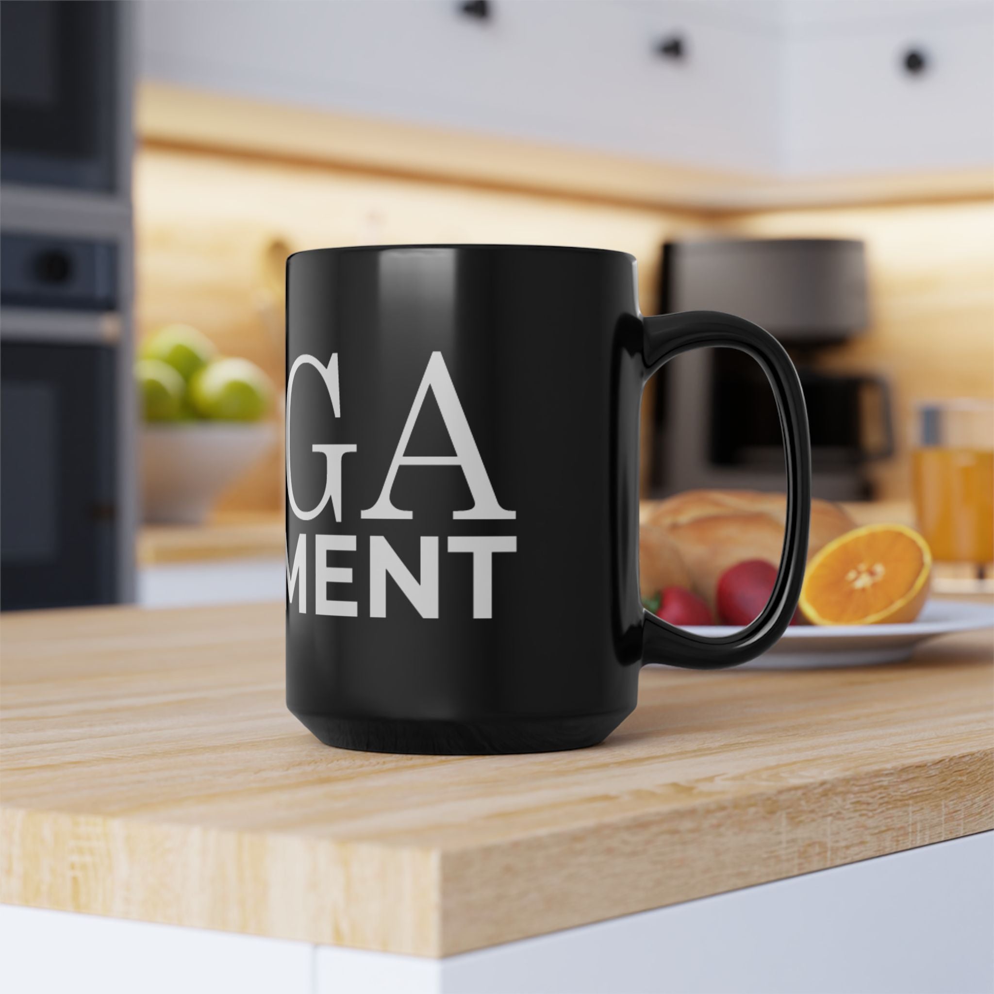 Mega Movement Black Mug - Empowering Drinkware for Motivation, Inspirational Gift, Coffee Lover, Office Decor, Tea Mug - Mega Movement