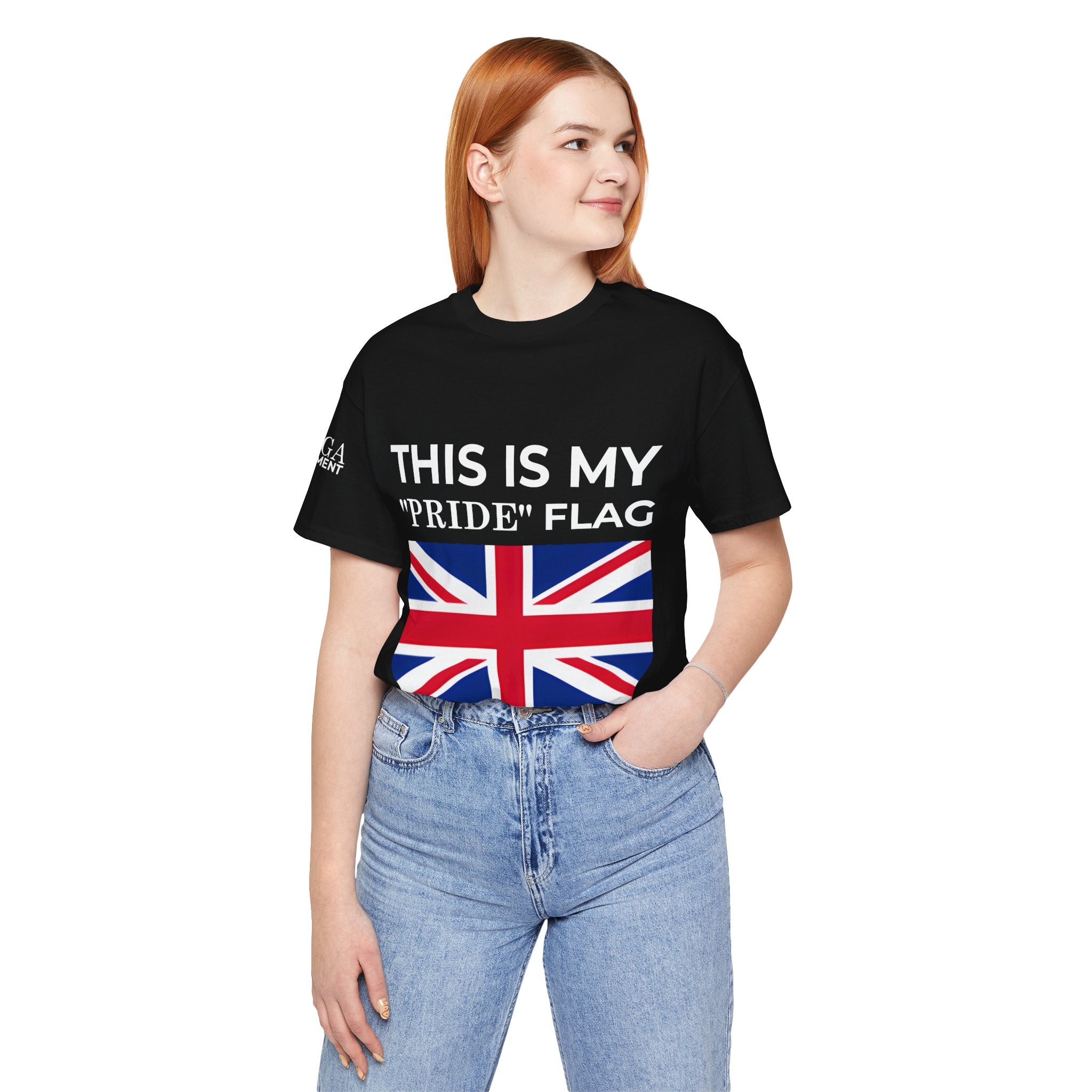 British Pride Flag Unisex Tee, Casual Wear, Daily Style - Mega Movement
