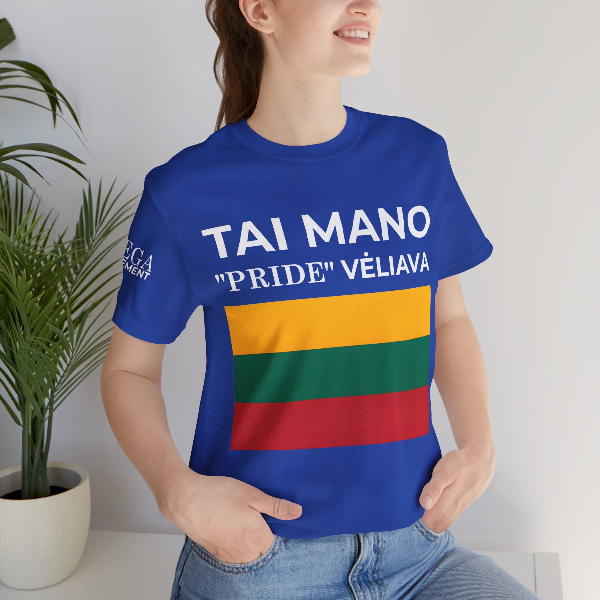 Lithuanian Pride Graphic Tee, Unisex Jersey Shirt, Patriot Apparel - Mega Movement