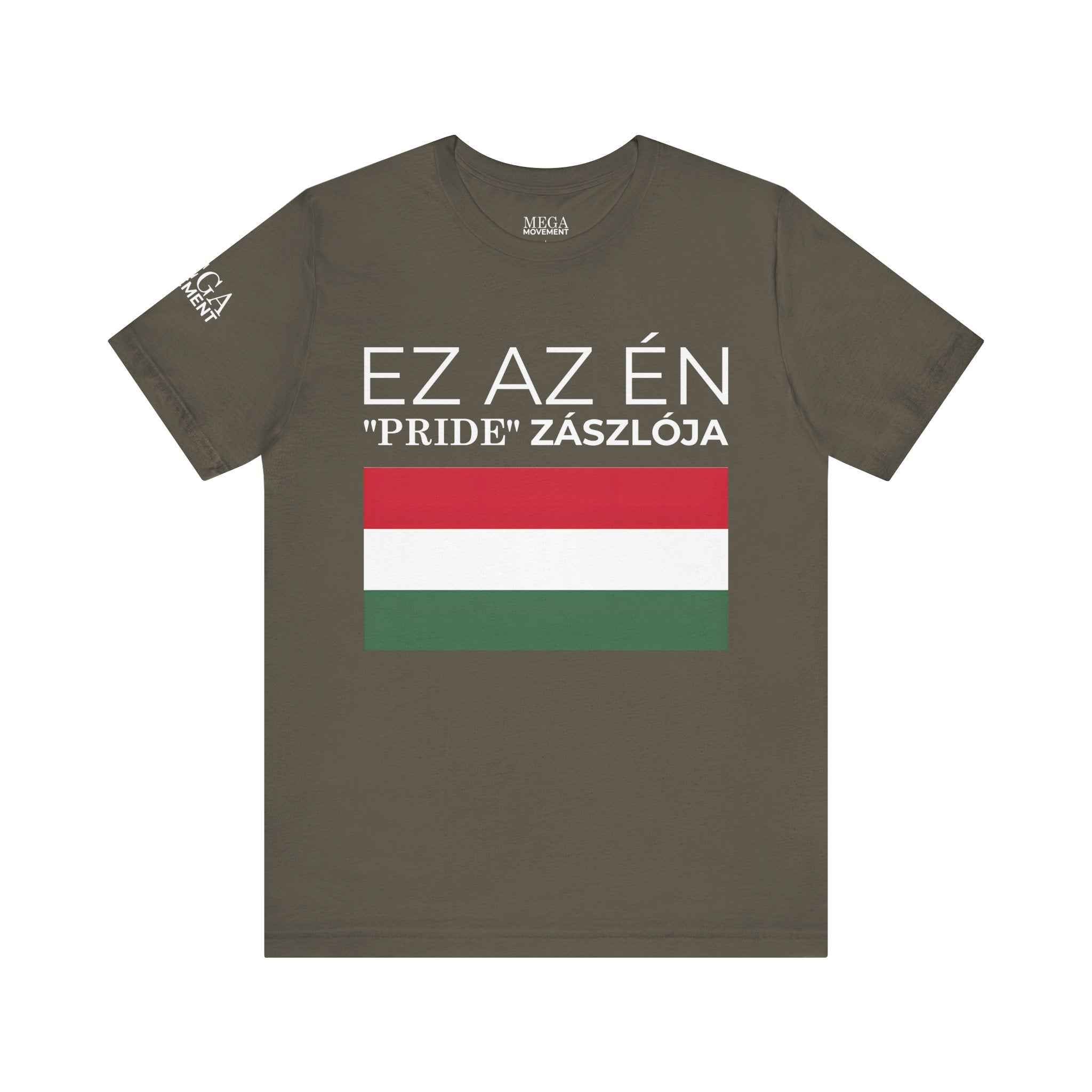 Hungary Pride Flag Tee | Unisex Jersey Short Sleeve Tee, Patriot Apparel, Festival Outfit, Statement Shirt, Hungary Pride Clothing, Gift for Activists