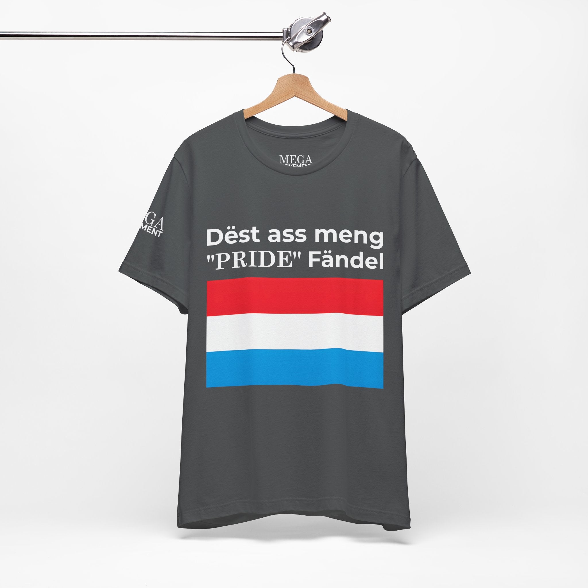 Luxembourg Pride Flag Unisex Tee, Patriotic Pride, Casual Wear, Unisex Shirt - Mega Movement