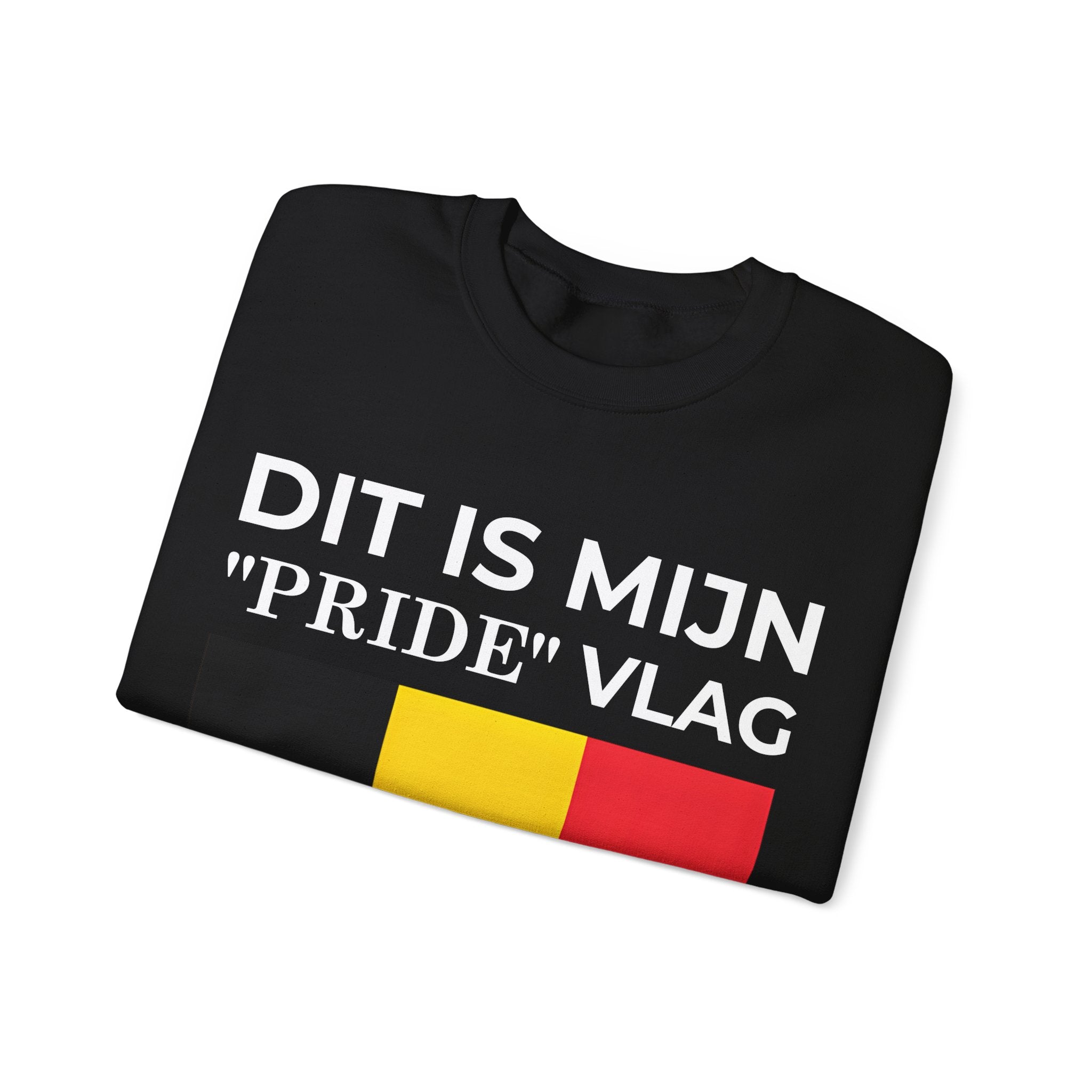 Belgian Pride Flag Sweatshirt – Unisex Heavy Blend Crew Neck for Celebrations, Casual Wear, Gifts - Mega Movement