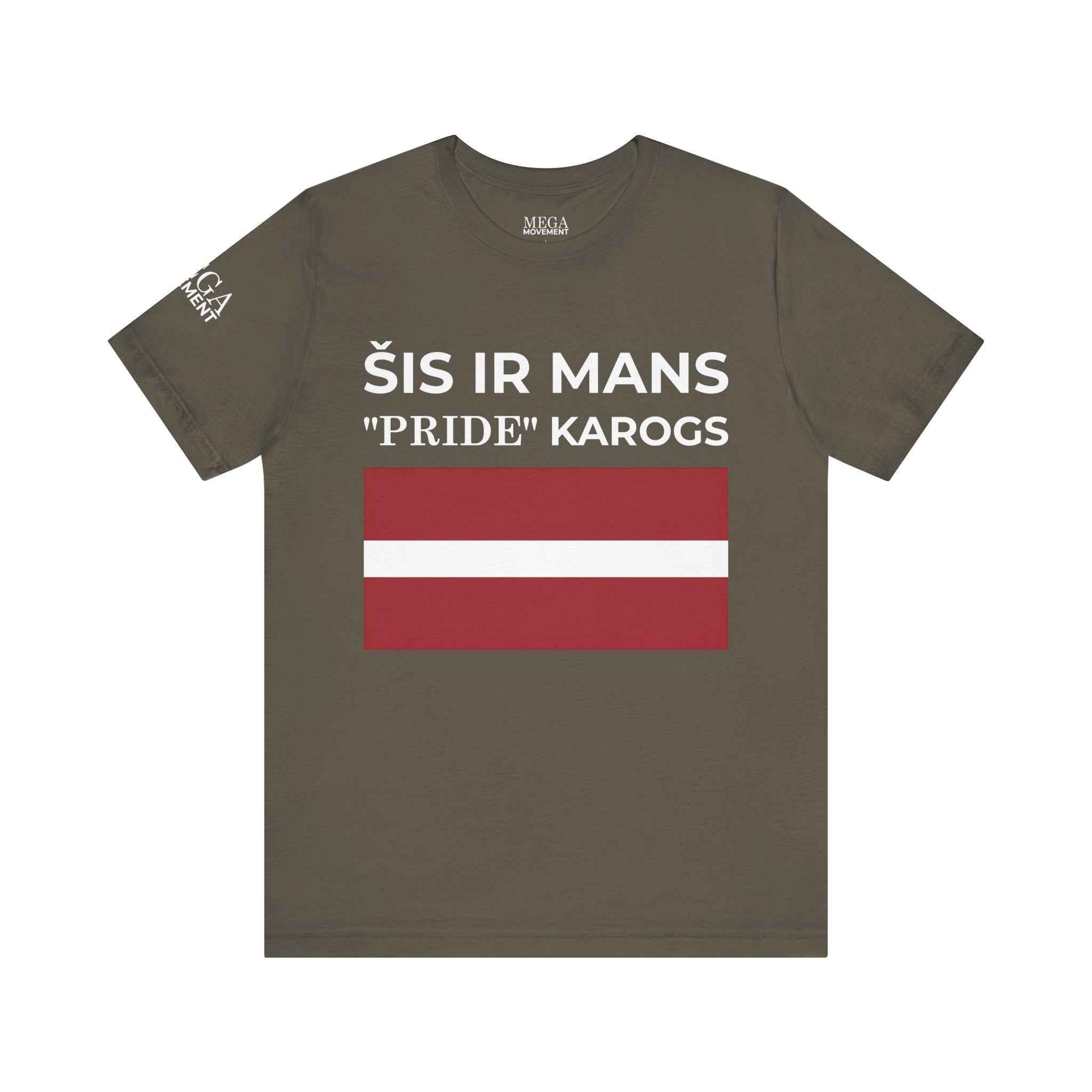 Latvia Pride Flag Unisex Tee, Patriotic Apparel, Pride T-Shirt, Statement Tee, Festival Wear, Gift for Allies, Black Short Sleeve Shirt