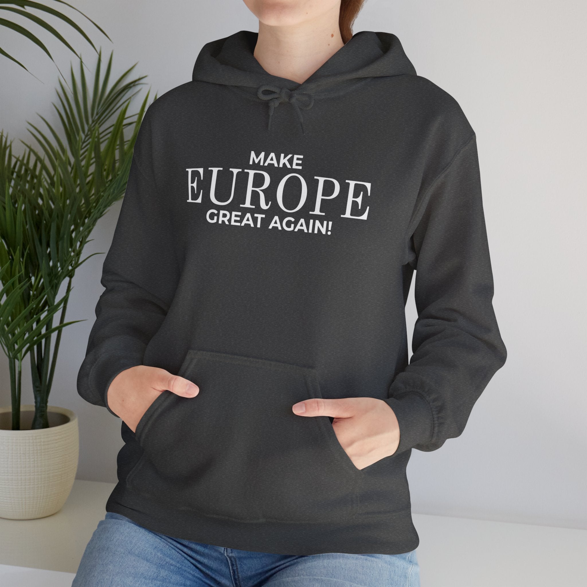 Make Europe Great Again Cozy Unisex Hoodie for Everyday Comfort, Casual Streetwear, Birthday Gift, Holiday Layers, Stylish Loungewear - Mega Movement
