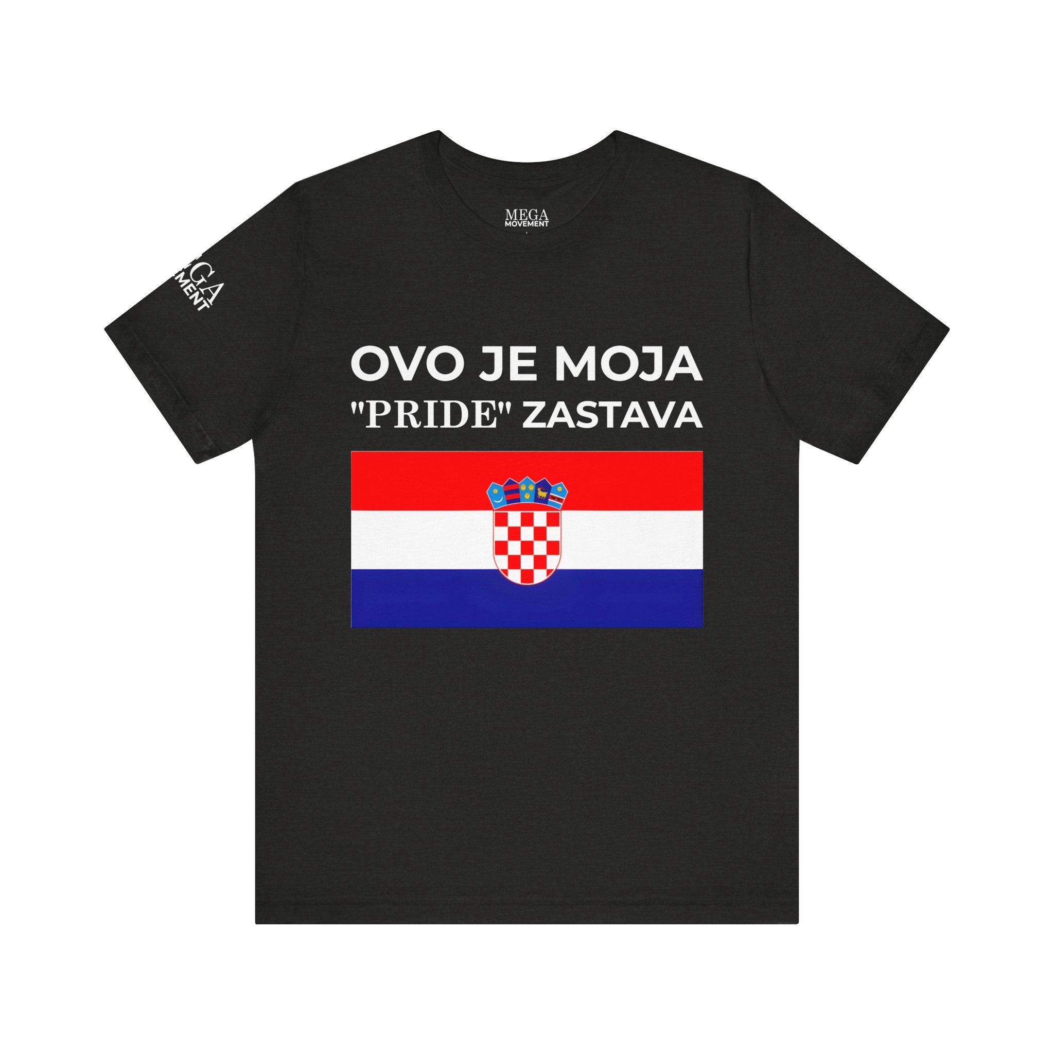 Croatia Pride Tee, Unisex Short Sleeve Shirt, Summer Festival Top, Gifts for Patriots - Mega Movement