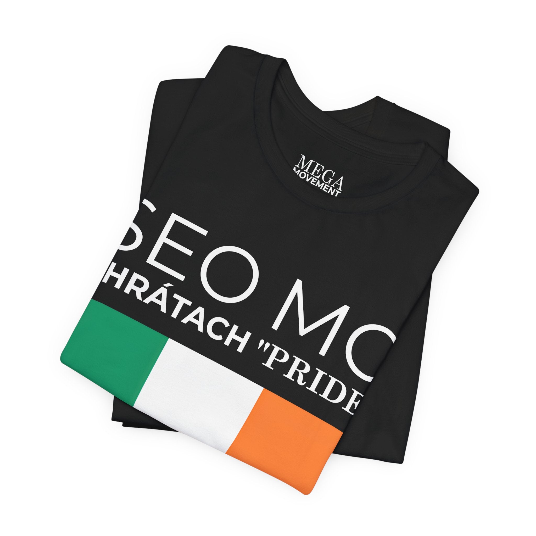 Irish Pride Unisex Short Sleeve Tee, St. Patrick's Day Shirt, Casual Wear, Unisex Tee, Comfortable Summer Top, Gift for Her/Him - Mega Movement