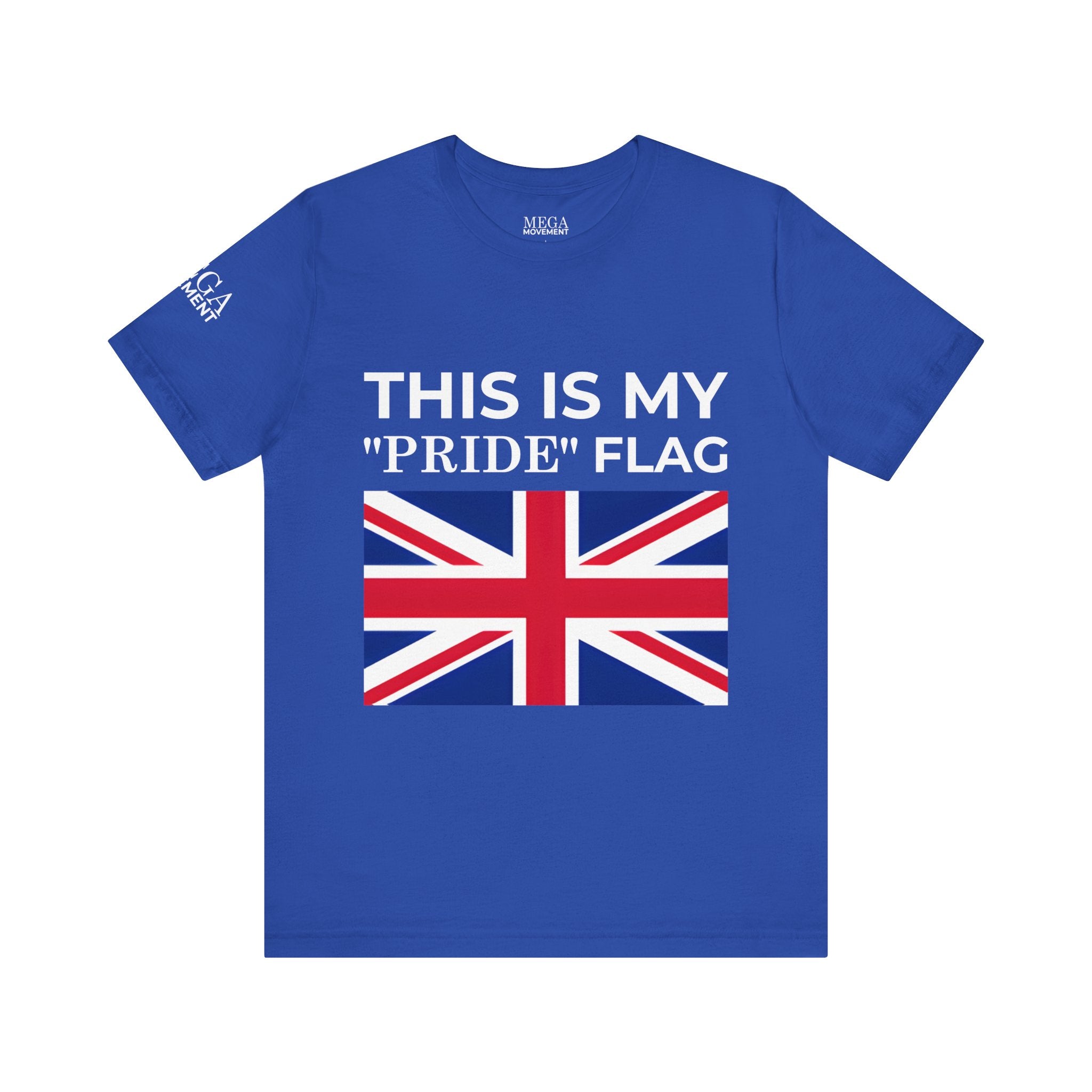British Pride Flag Unisex Tee, Casual Wear, Daily Style - Mega Movement