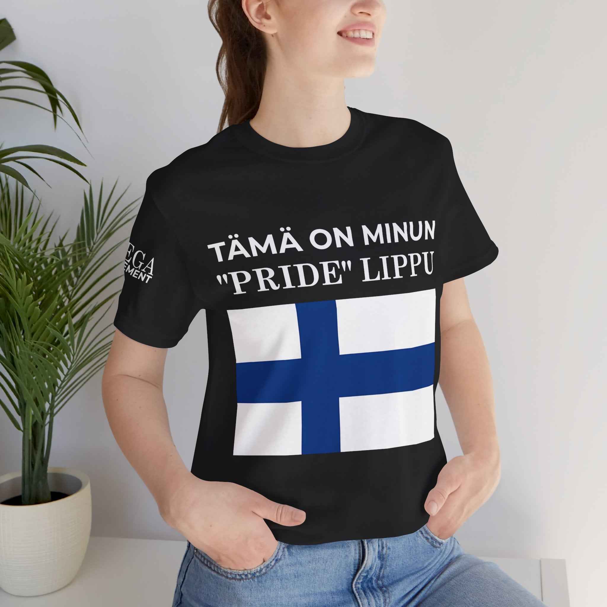 Finland Pride Flag Tee, Unisex Jersey T-Shirt for Patriot Pride, Finnish Pride Apparel, Comfortable Casual Wear, Statement Clothing