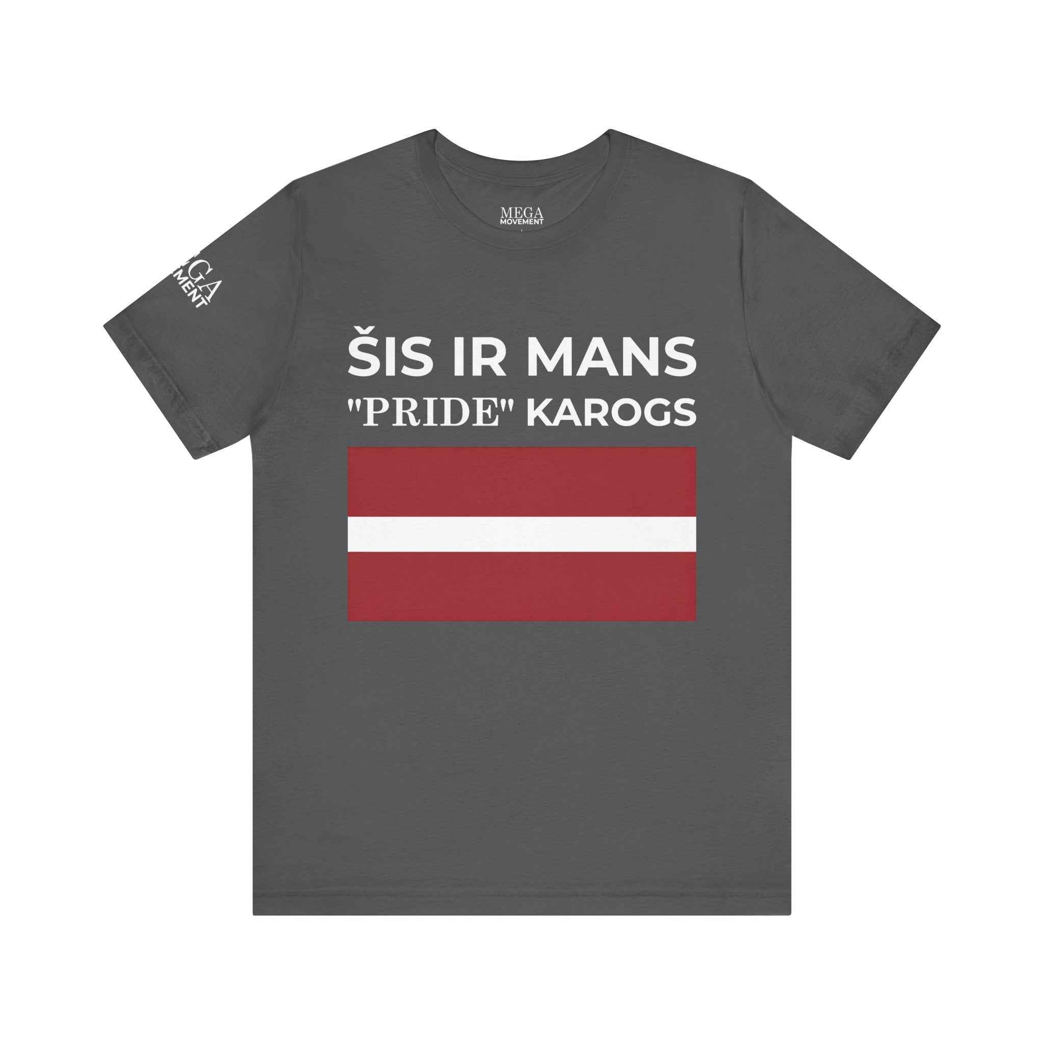 Latvia Pride Flag Unisex Tee, Patriotic Apparel, Pride T-Shirt, Statement Tee, Festival Wear, Gift for Allies, Black Short Sleeve Shirt