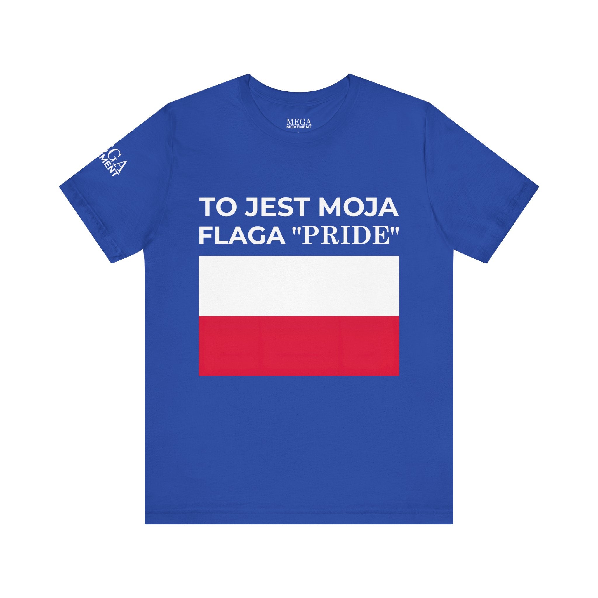 Poland Pride Flag Unisex Tee, Patriotic Pride Shirt, Short Sleeve T-Shirt, Gifts for Allies, Celebratory Apparel, Statement Tee - Mega Movement
