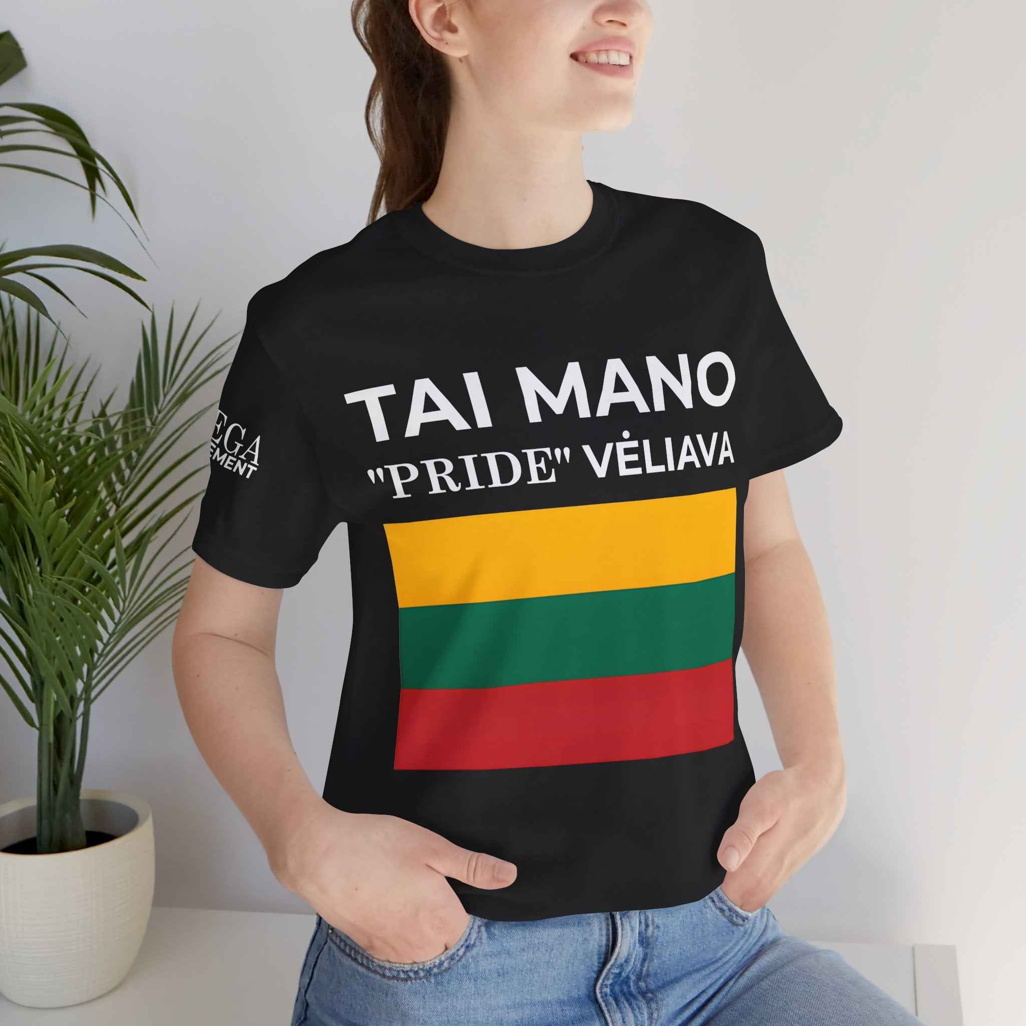 Lithuanian Pride Graphic Tee, Unisex Jersey Shirt, Patriot Apparel