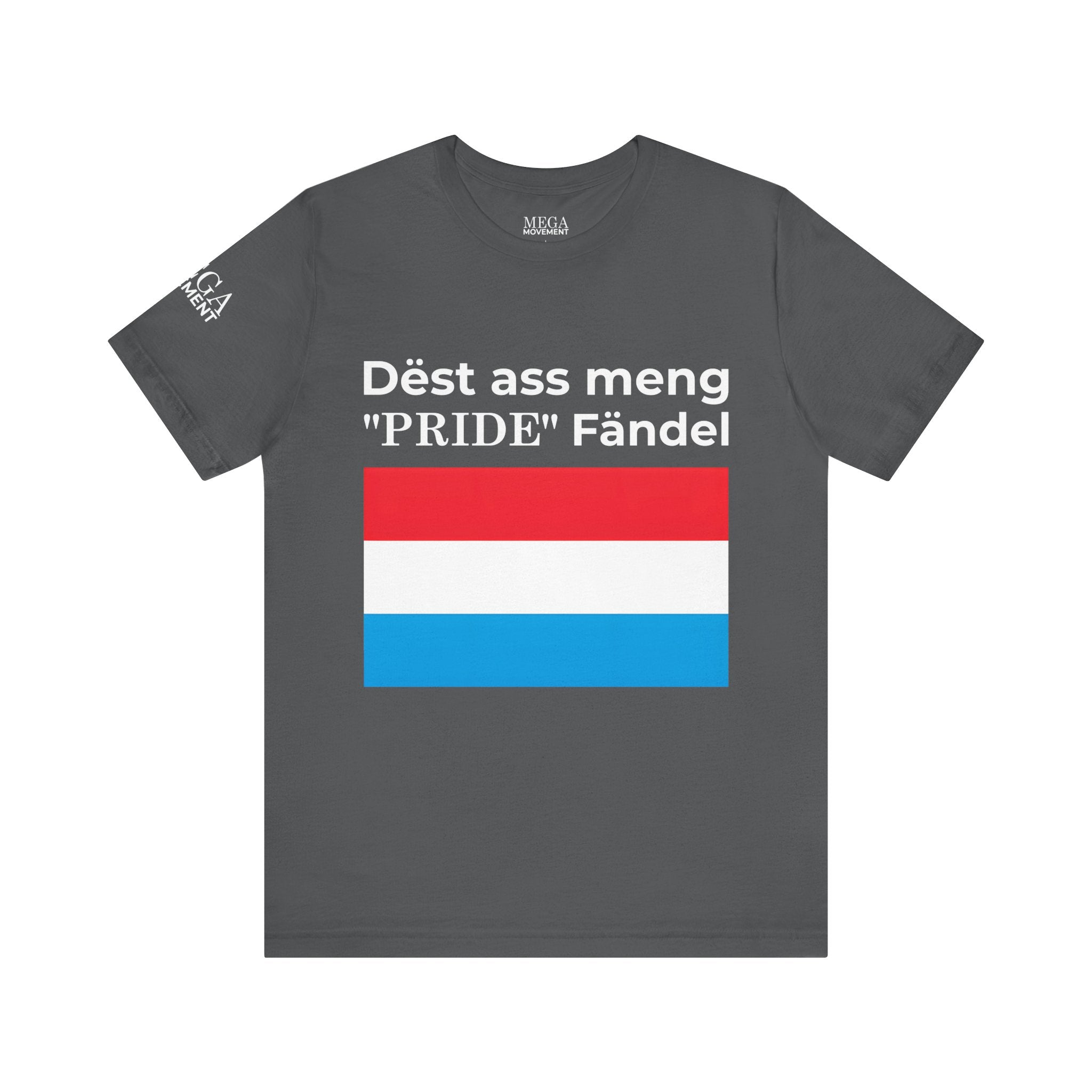 Luxembourg Pride Flag Unisex Tee, Patriotic Pride, Casual Wear, Unisex Shirt - Mega Movement