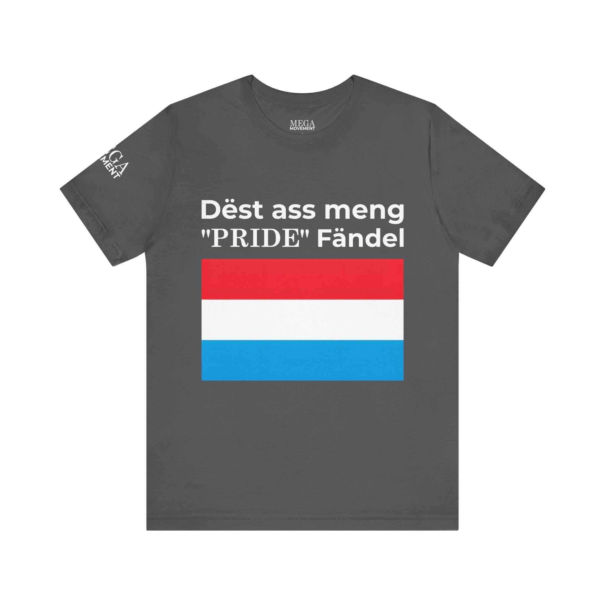 Luxembourg Pride Flag Unisex Tee, Patriotic Pride, Casual Wear, Unisex Shirt