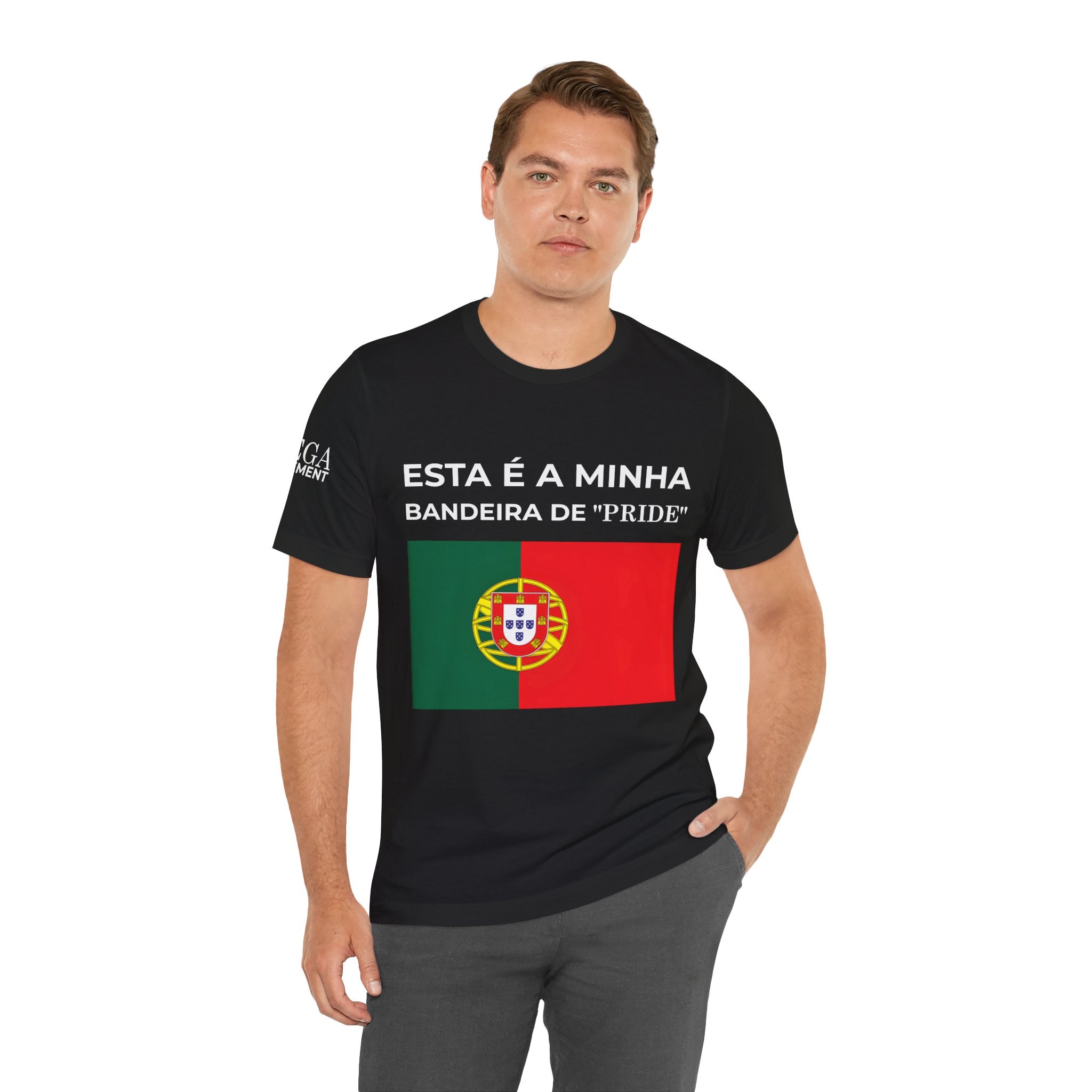 Portugal Pride Flag Tee, Portugal Pride Graphic Shirt, Comfortable Statement Apparel - Mega Movement