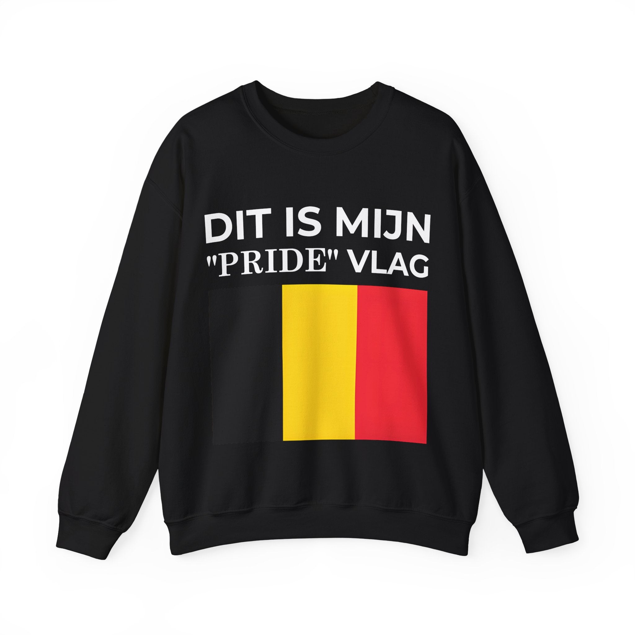 Belgian Pride Flag Sweatshirt – Unisex Heavy Blend Crew Neck for Celebrations, Casual Wear, Gifts - Mega Movement