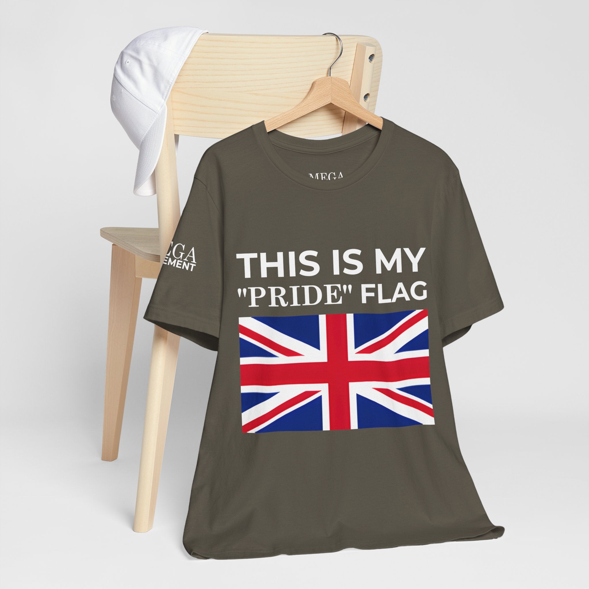 British Pride Flag Unisex Tee, Casual Wear, Daily Style - Mega Movement