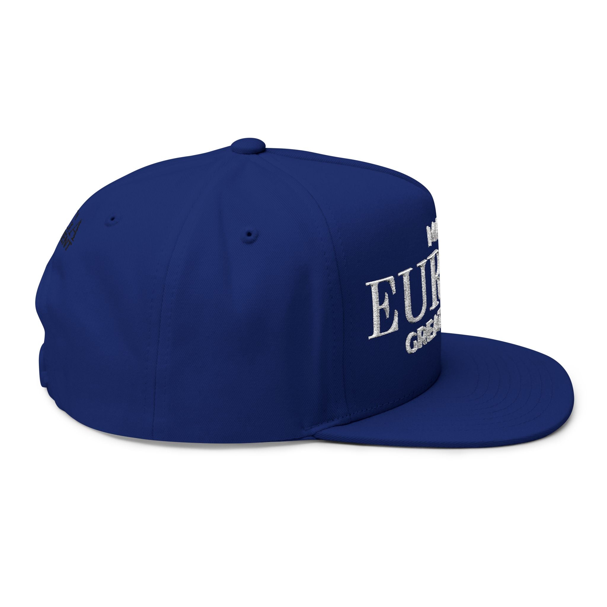 Make Europe Great Again Stylish Flat Bill Cap | Europe Pride Cap | Snapback Hat | - Mega Movement
