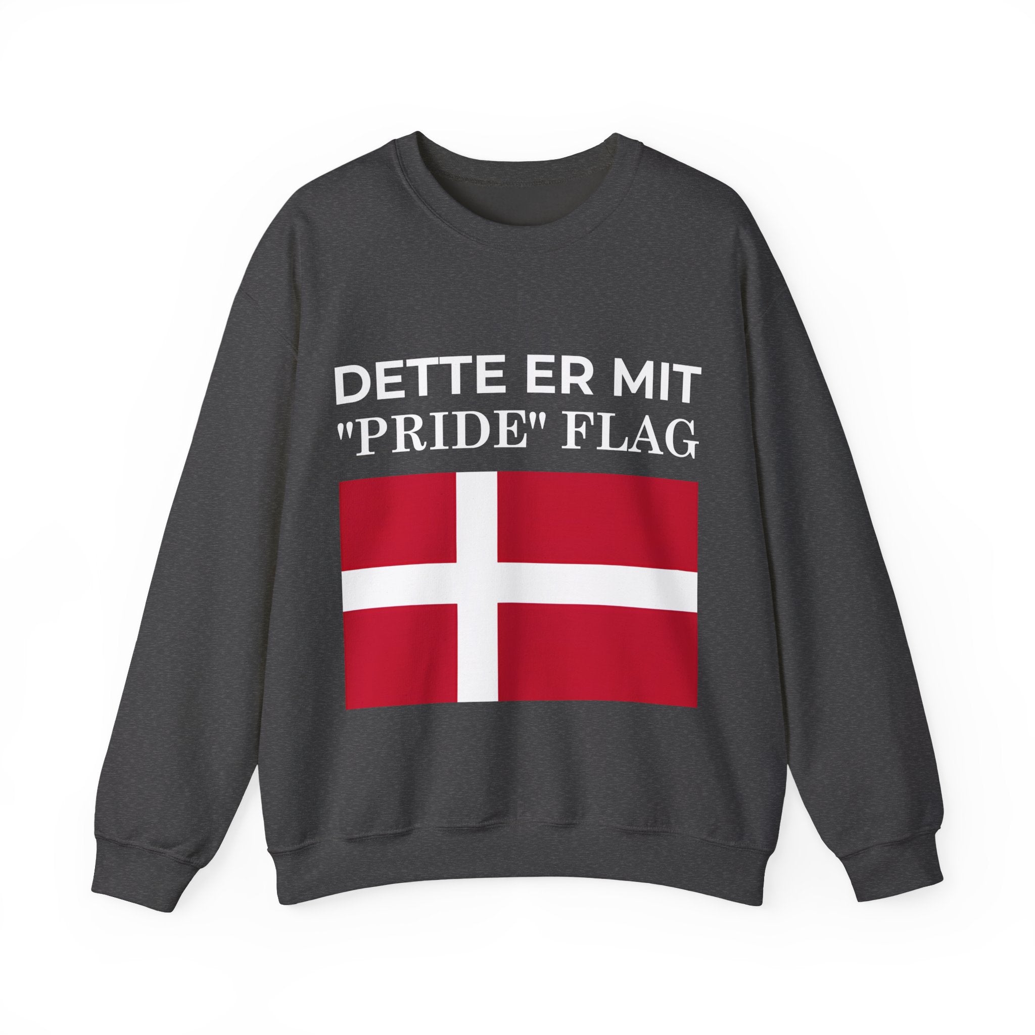 Denmark Pride Flag Crewneck Sweatshirt – Celebrate your heritage, Comfortable Streetwear, Unisex Gift - Mega Movement