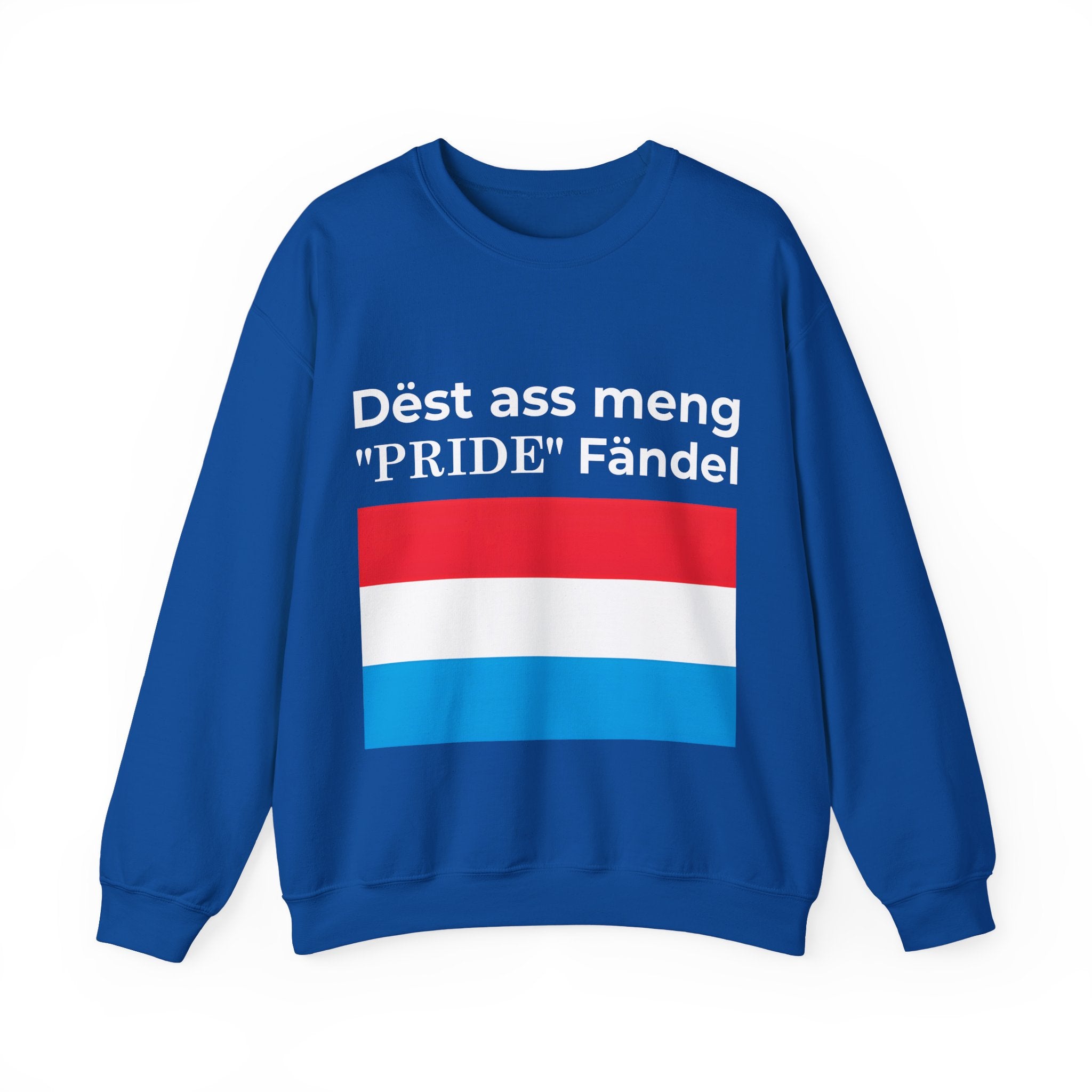 Luxembourg Pride Graphic Sweatshirt, Cozy Apparel, Unisex Pride Crewneck, Fashion, Gift for Allies - Mega Movement
