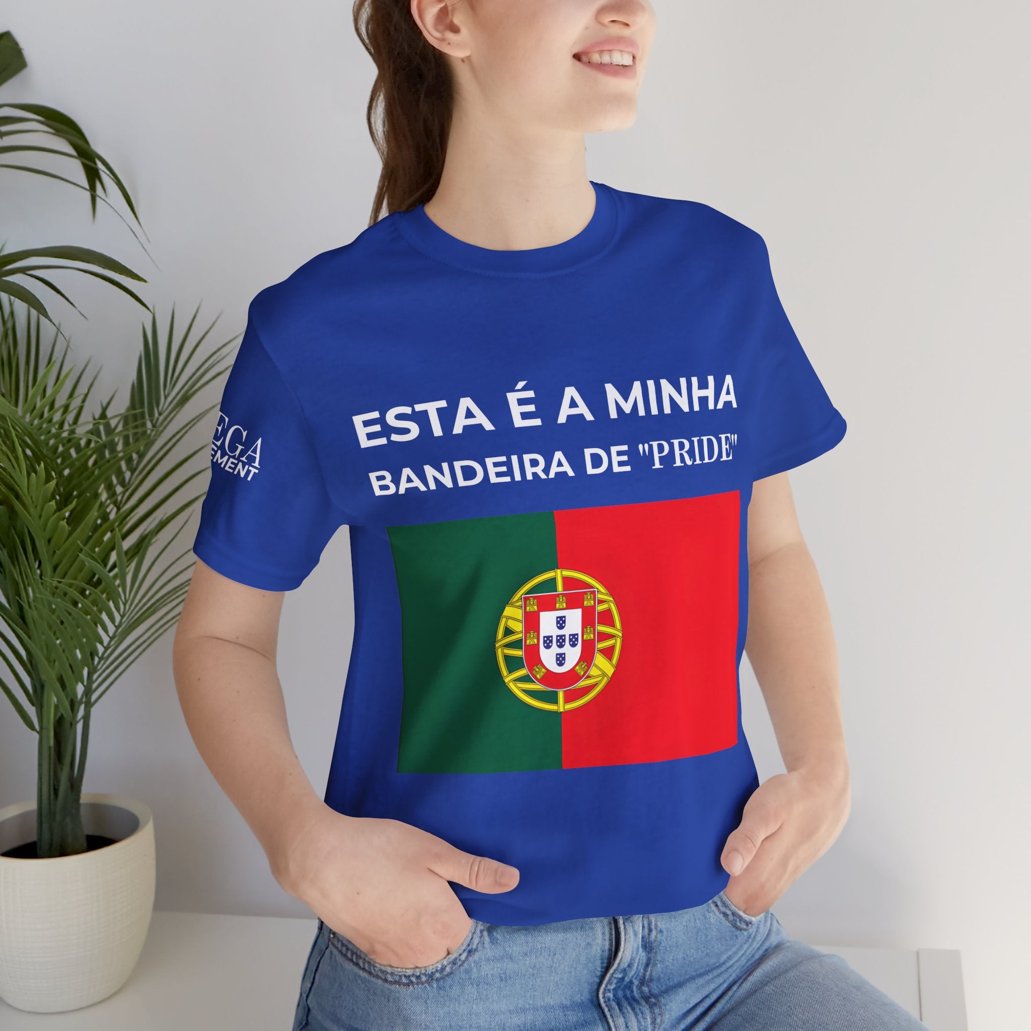 Portugal Pride Flag Tee, Portugal Pride Graphic Shirt, Comfortable Statement Apparel - Mega Movement