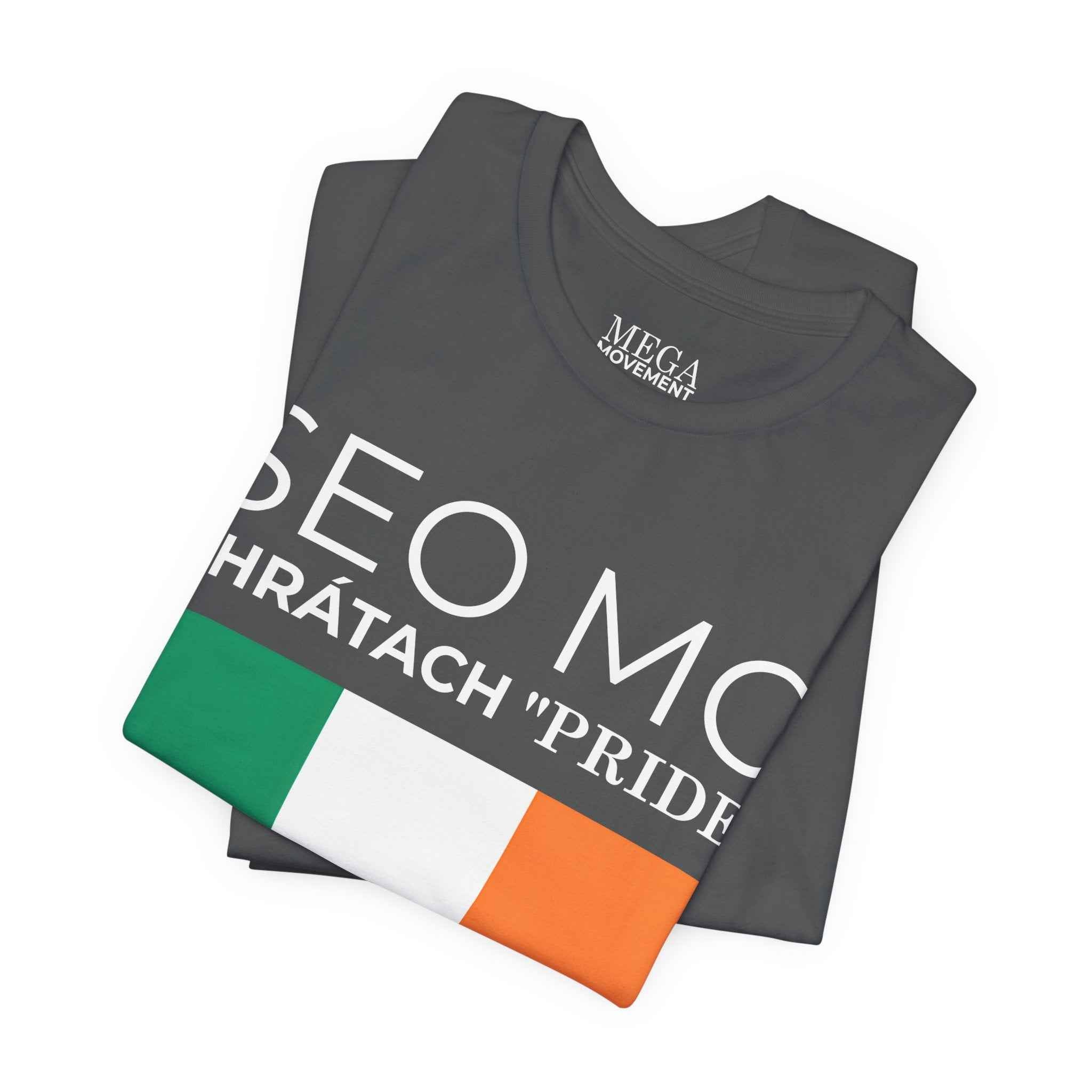 Irish Pride Unisex Short Sleeve Tee, St. Patrick's Day Shirt, Casual Wear, Unisex Tee, Comfortable Summer Top, Gift for Her/Him
