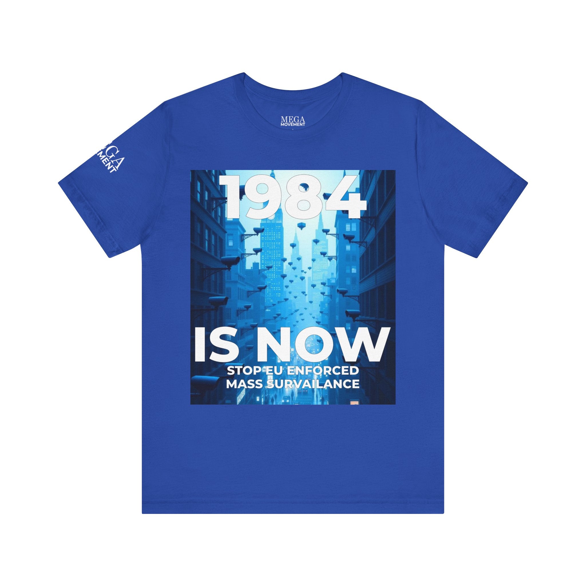 Dystopian Theme Shirt, Statement Tee, Gift for Activists, Casual Everyday Wear - Mega Movement