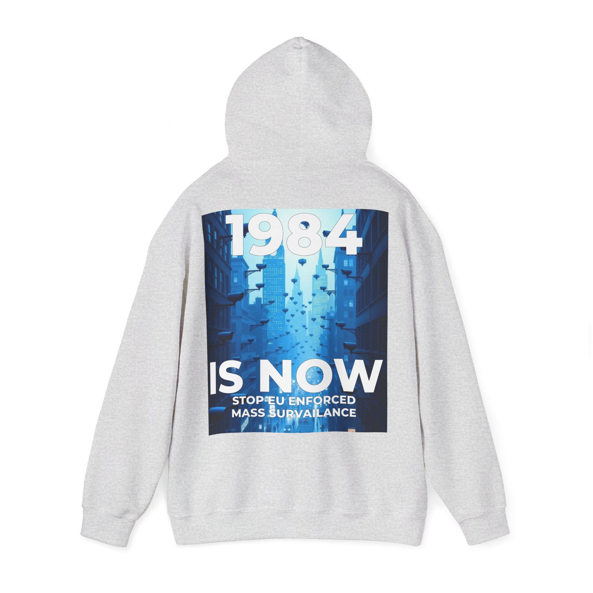1984 IS NOW Unisex Heavy Blend™ Hooded Sweatshirt - Mega Movement