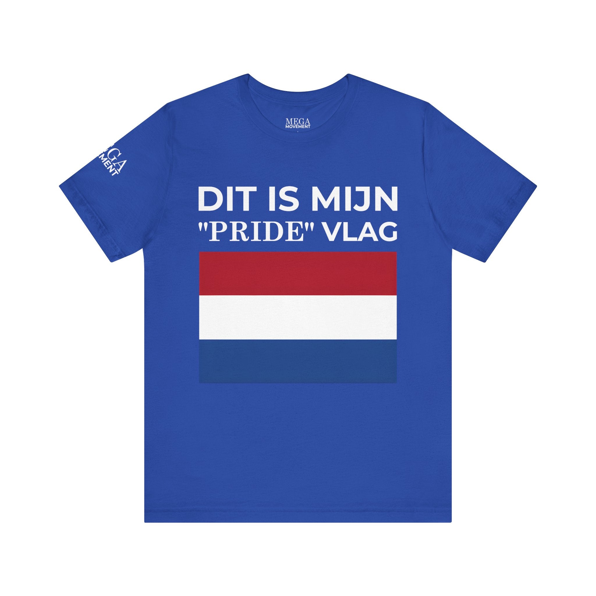 Netherlands Pride Flag Unisex Tee, Patriotic Apparel, Short Sleeve T-Shirt - Mega Movement