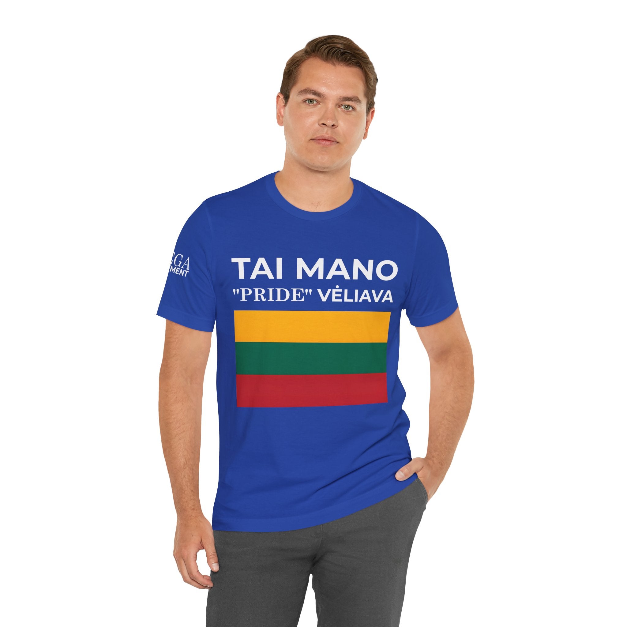 Lithuanian Pride Graphic Tee, Unisex Jersey Shirt, Patriot Apparel - Mega Movement
