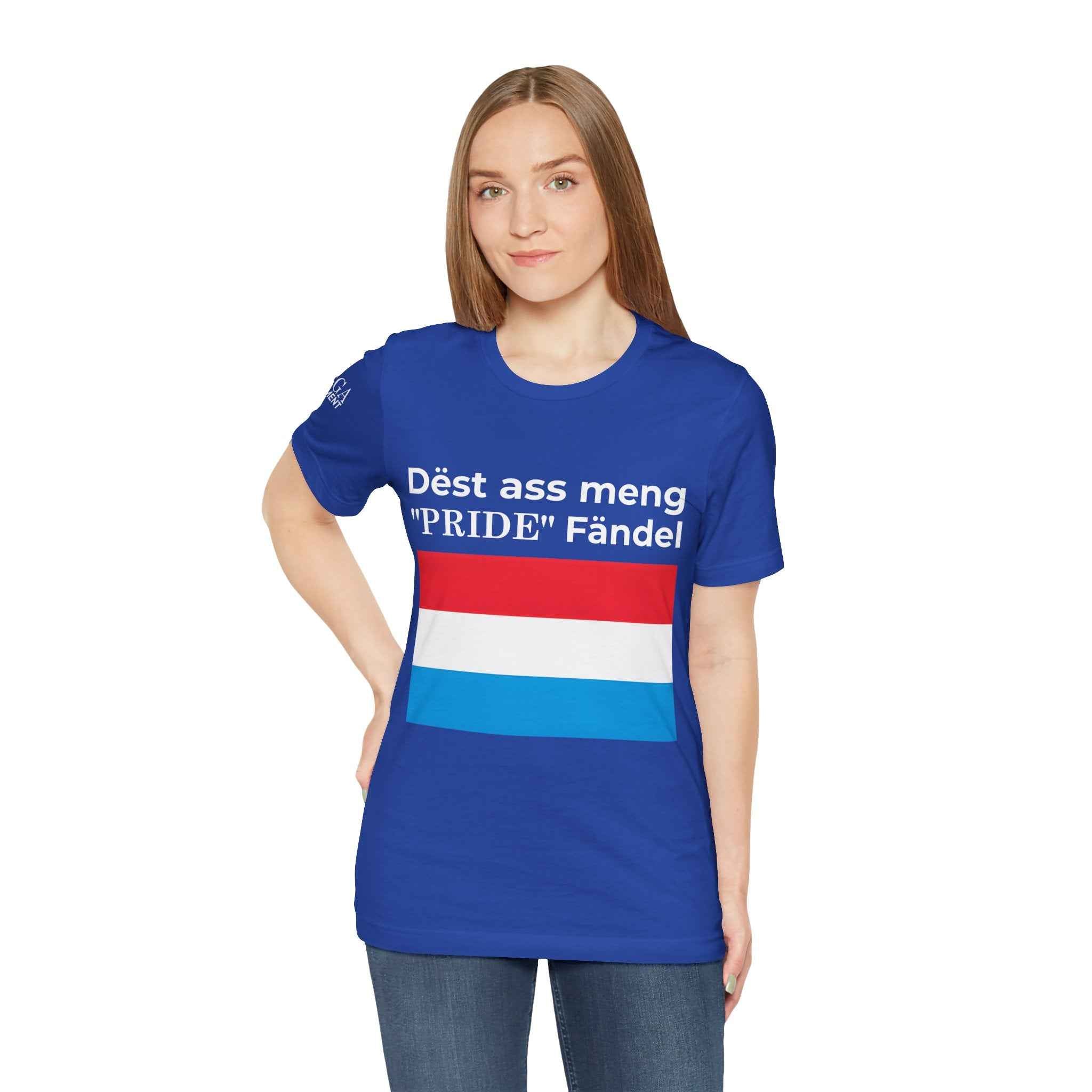 Luxembourg Pride Flag Unisex Tee, Patriotic Pride, Casual Wear, Unisex Shirt