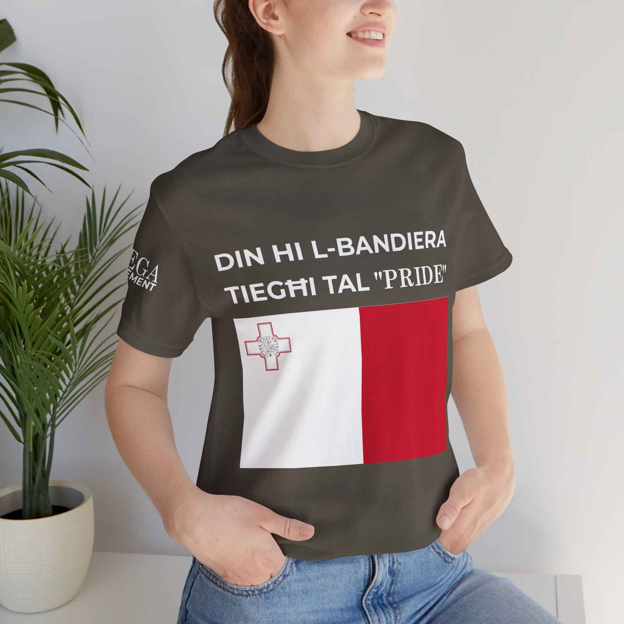 Malta Pride T-Shirt | Unisex Jersey Tee Pride Marches, and Everyday Wear