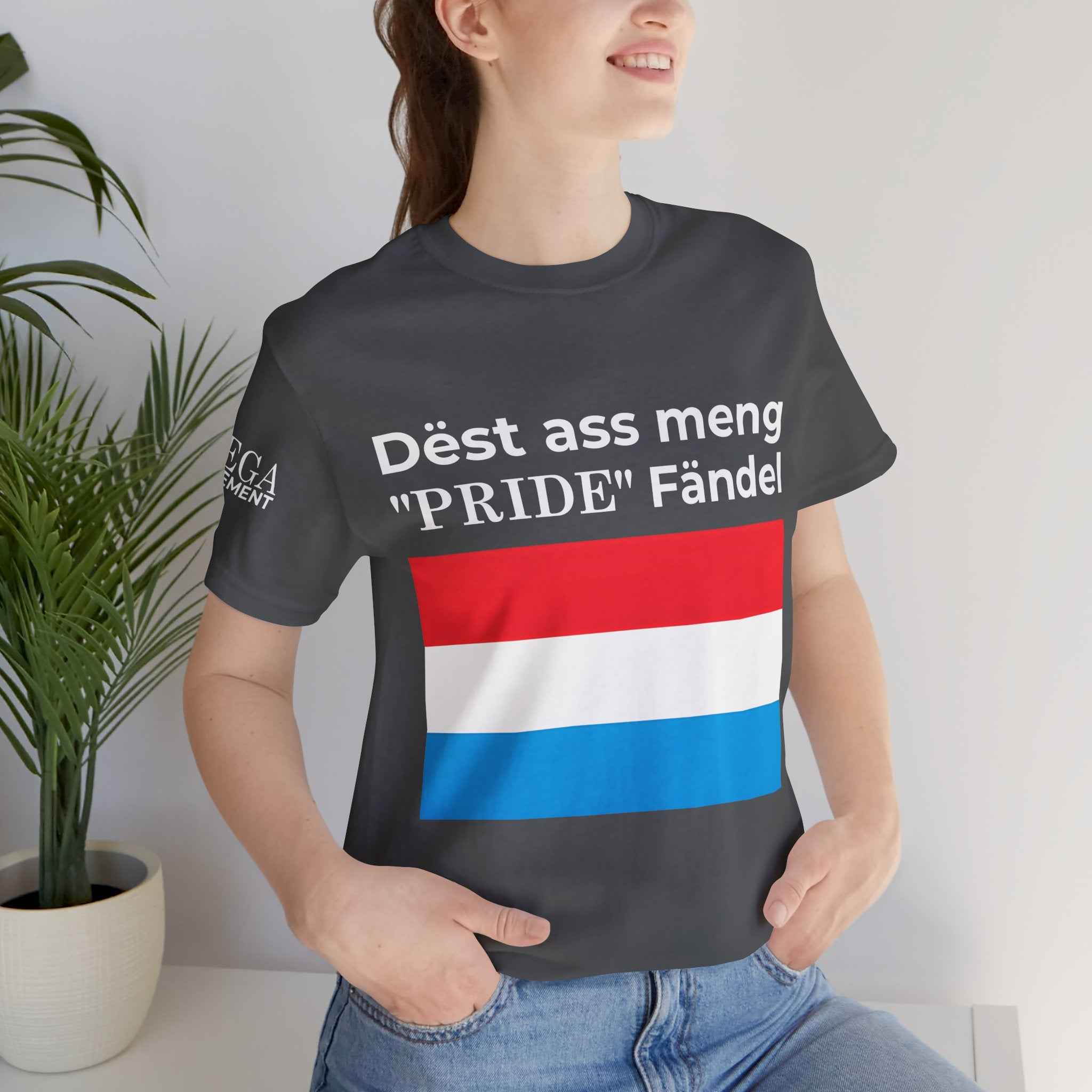Luxembourg Pride Flag Unisex Tee, Patriotic Pride, Casual Wear, Unisex Shirt