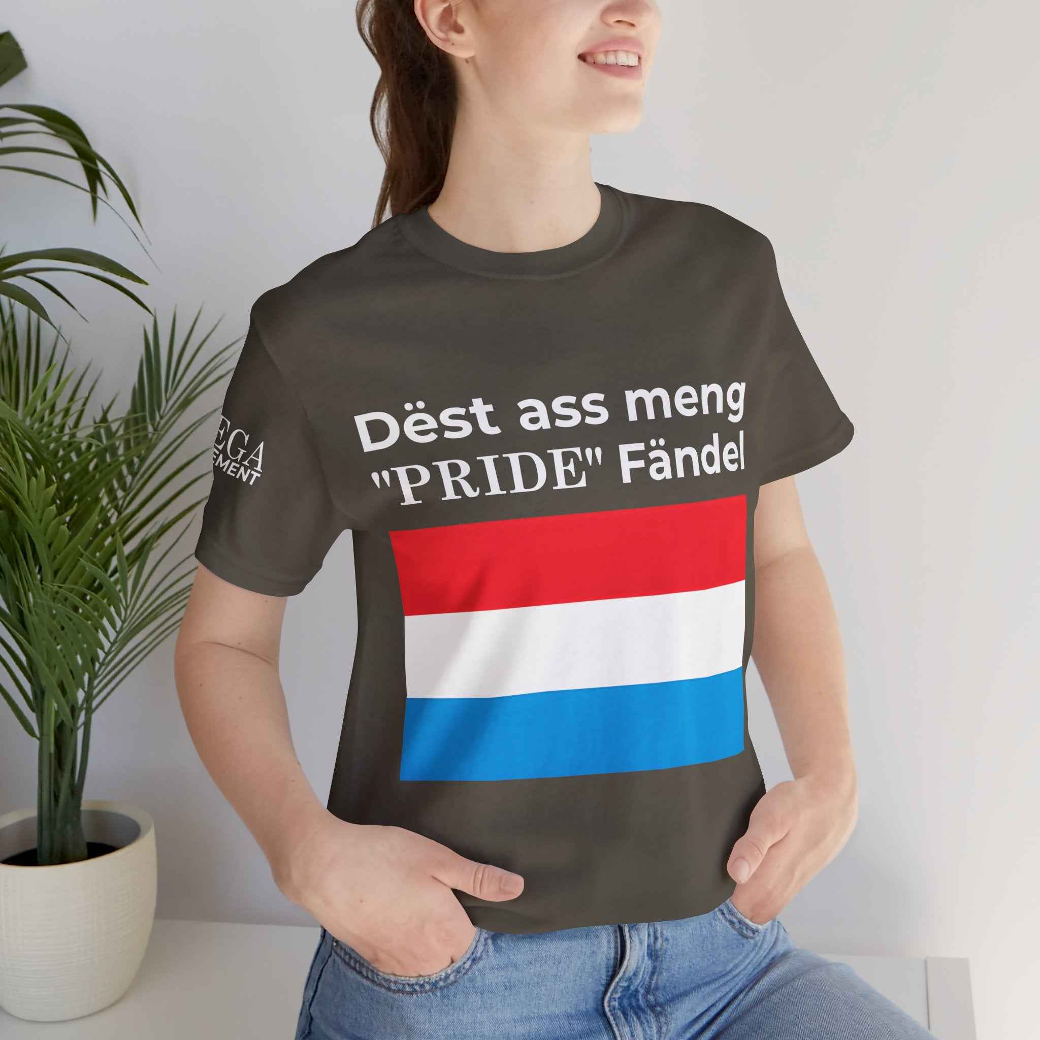 Luxembourg Pride Flag Unisex Tee, Patriotic Pride, Casual Wear, Unisex Shirt