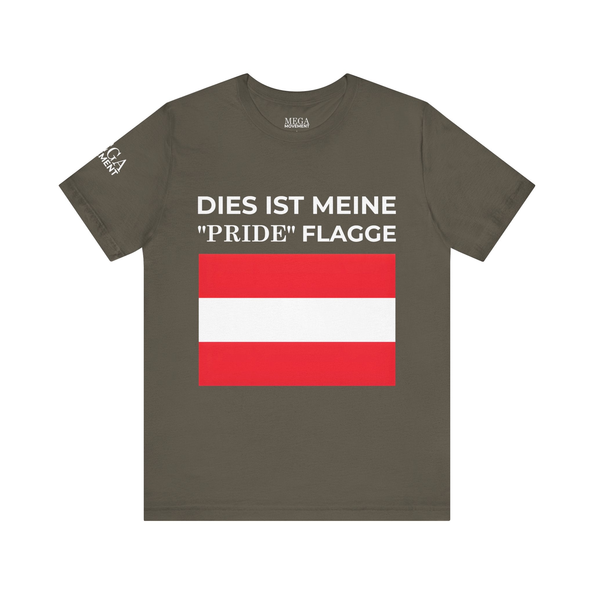 Austrian Pride Unisex Jersey Tee, Pride Apparel, Casual Everyday Wear - Mega Movement