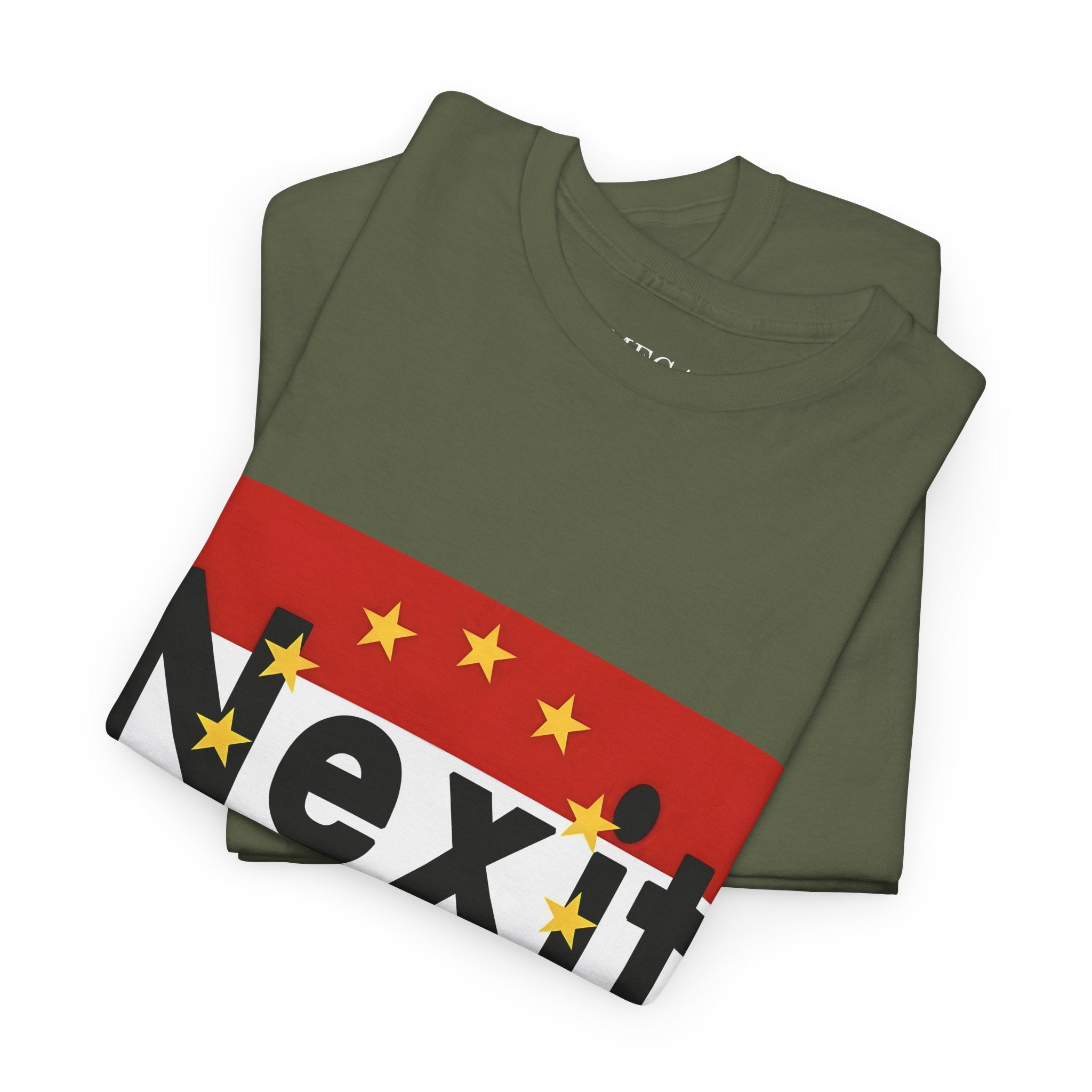 Nexit Unisex Heavy Cotton Tee - Casual Wear, Political Statement, Gift for Activists, Comfortable Everyday Tee - Mega Movement