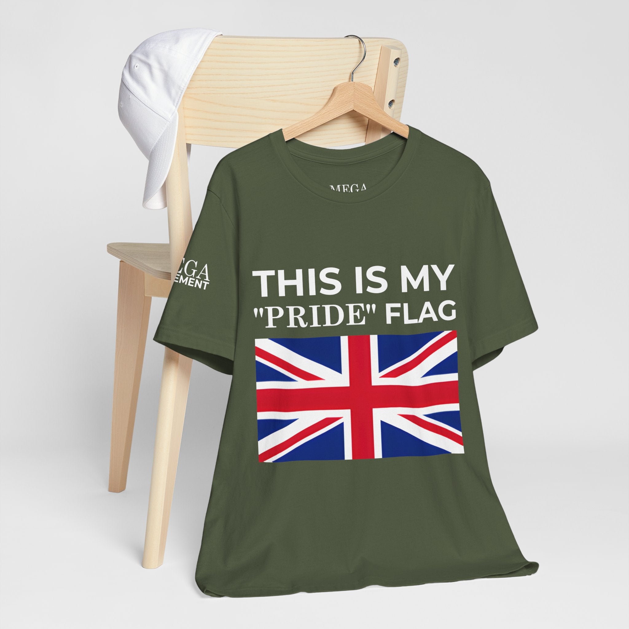 British Pride Flag Unisex Tee, Casual Wear, Daily Style - Mega Movement
