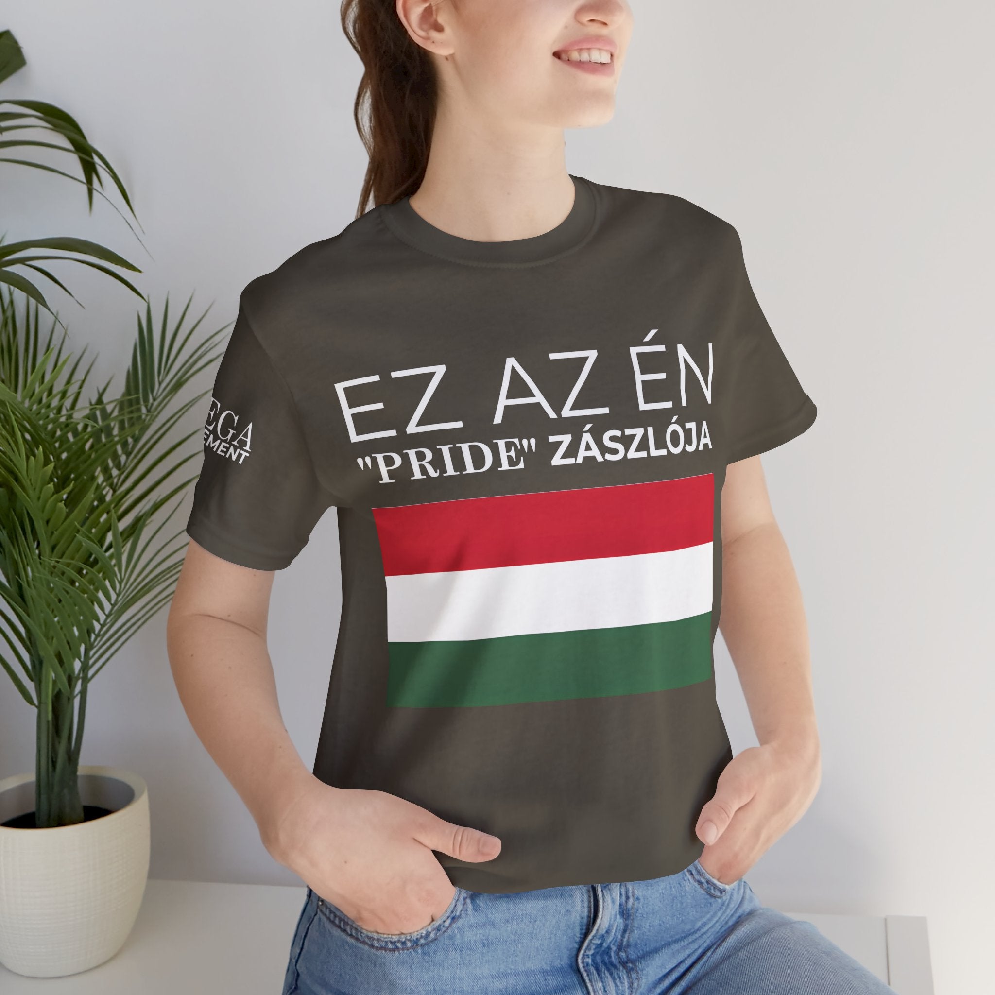 Hungary Pride Flag Tee | Unisex Jersey Short Sleeve Tee, Patriot Apparel, Festival Outfit, Statement Shirt, Hungary Pride Clothing, Gift for Activists - Mega Movement