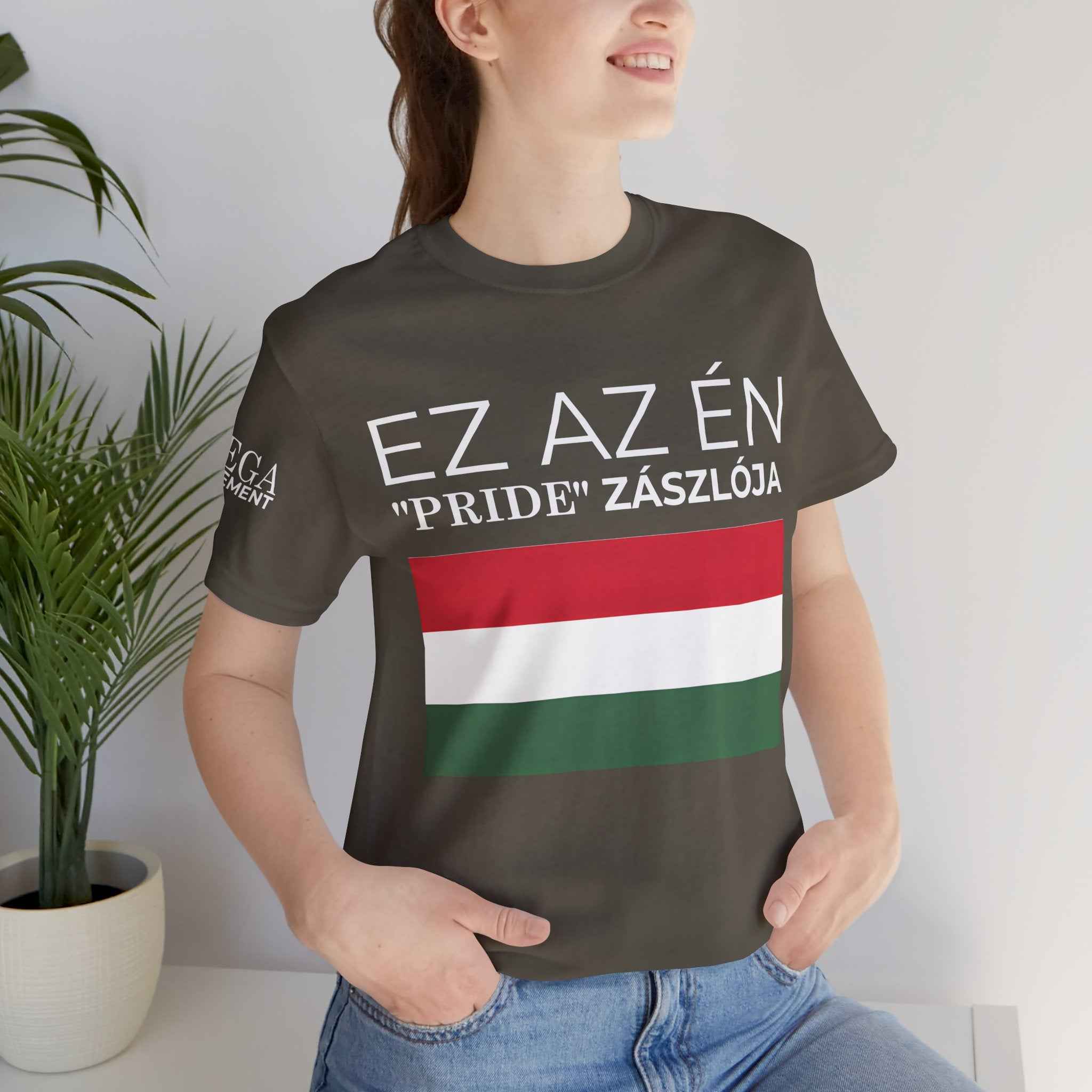 Hungary Pride Flag Tee | Unisex Jersey Short Sleeve Tee, Patriot Apparel, Festival Outfit, Statement Shirt, Hungary Pride Clothing, Gift for Activists