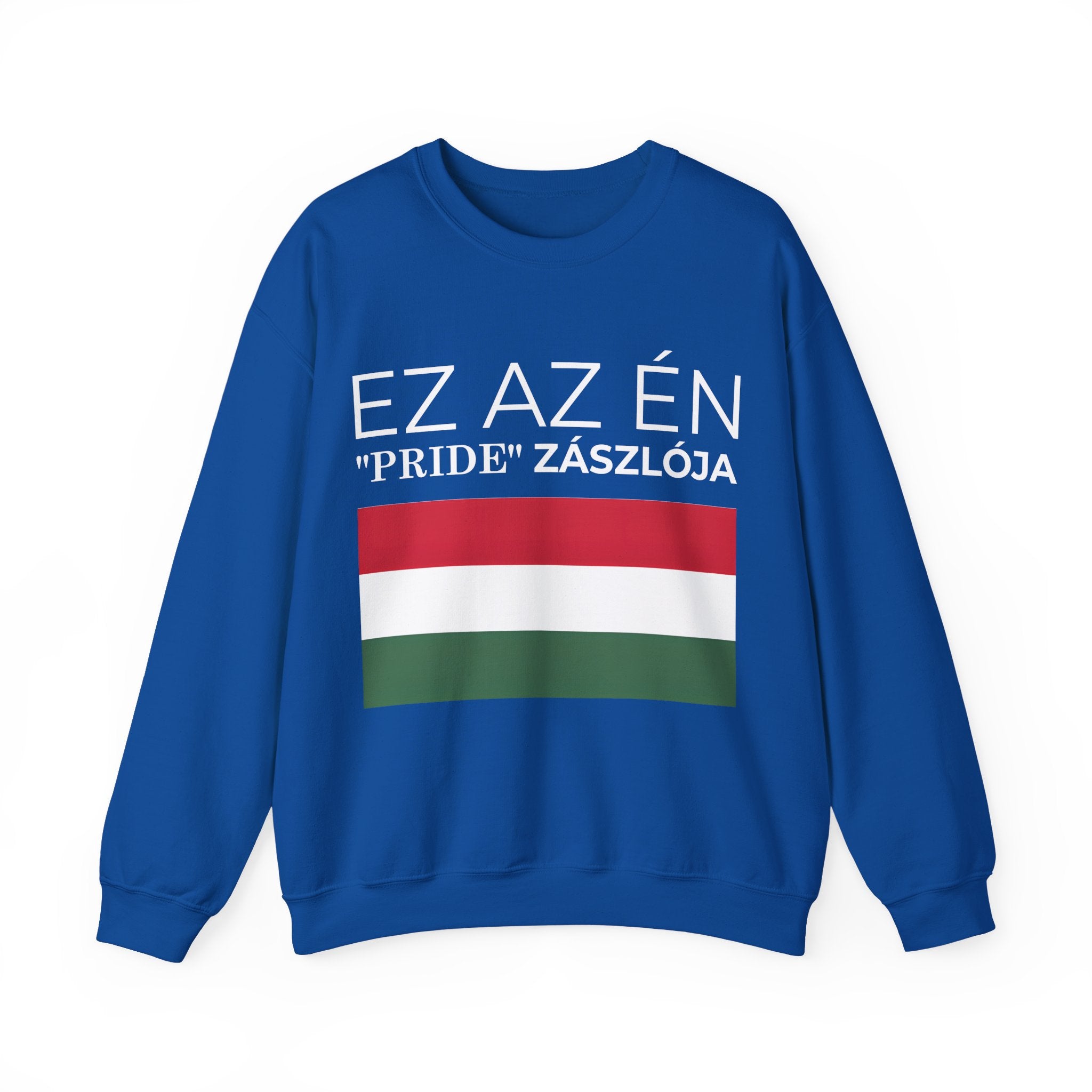 Hungarian Pride Flag Sweatshirt, Cozy Pride Apparel, Unisex Crewneck - Mega Movement