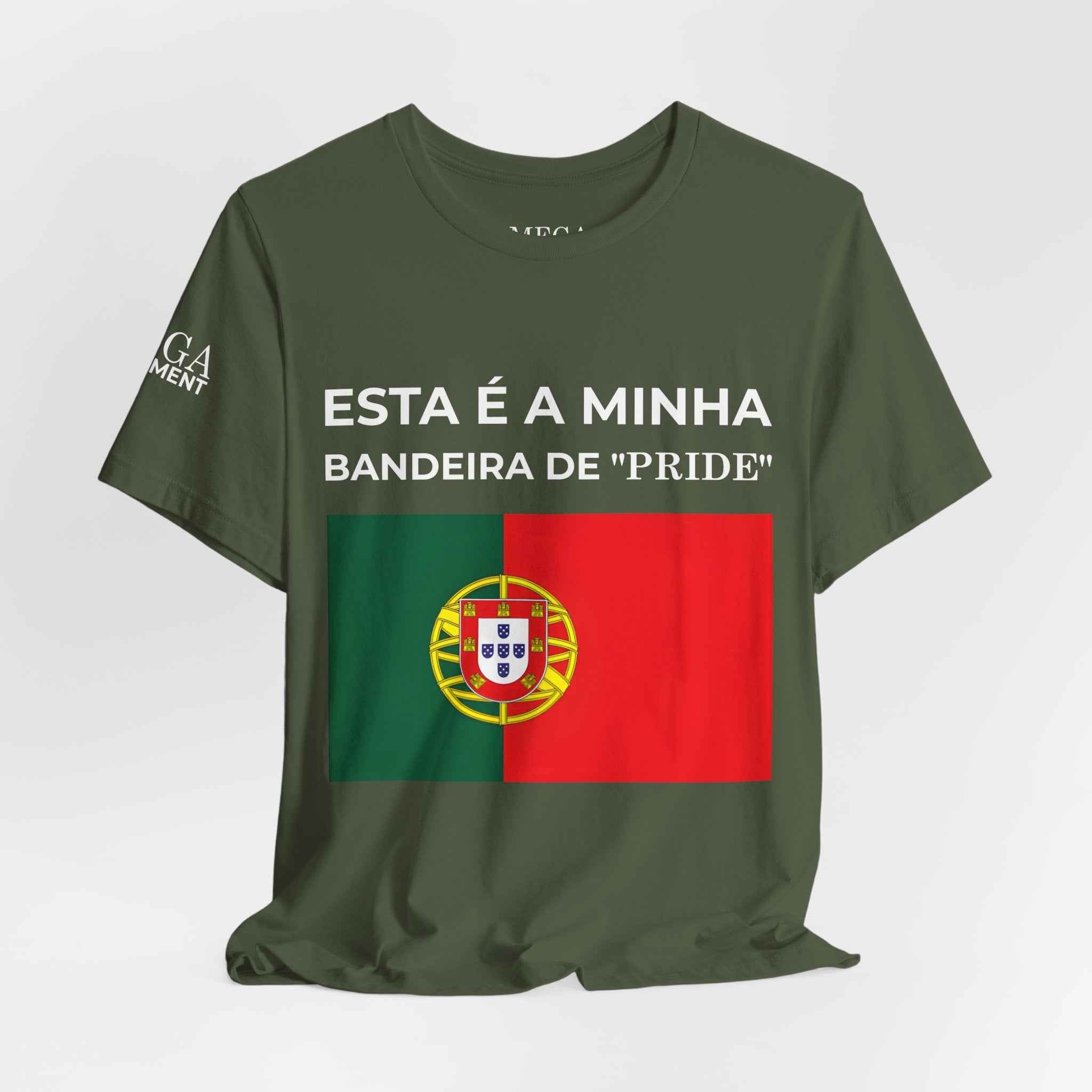 Portugal Pride Flag Tee, Portugal Pride Graphic Shirt, Comfortable Statement Apparel