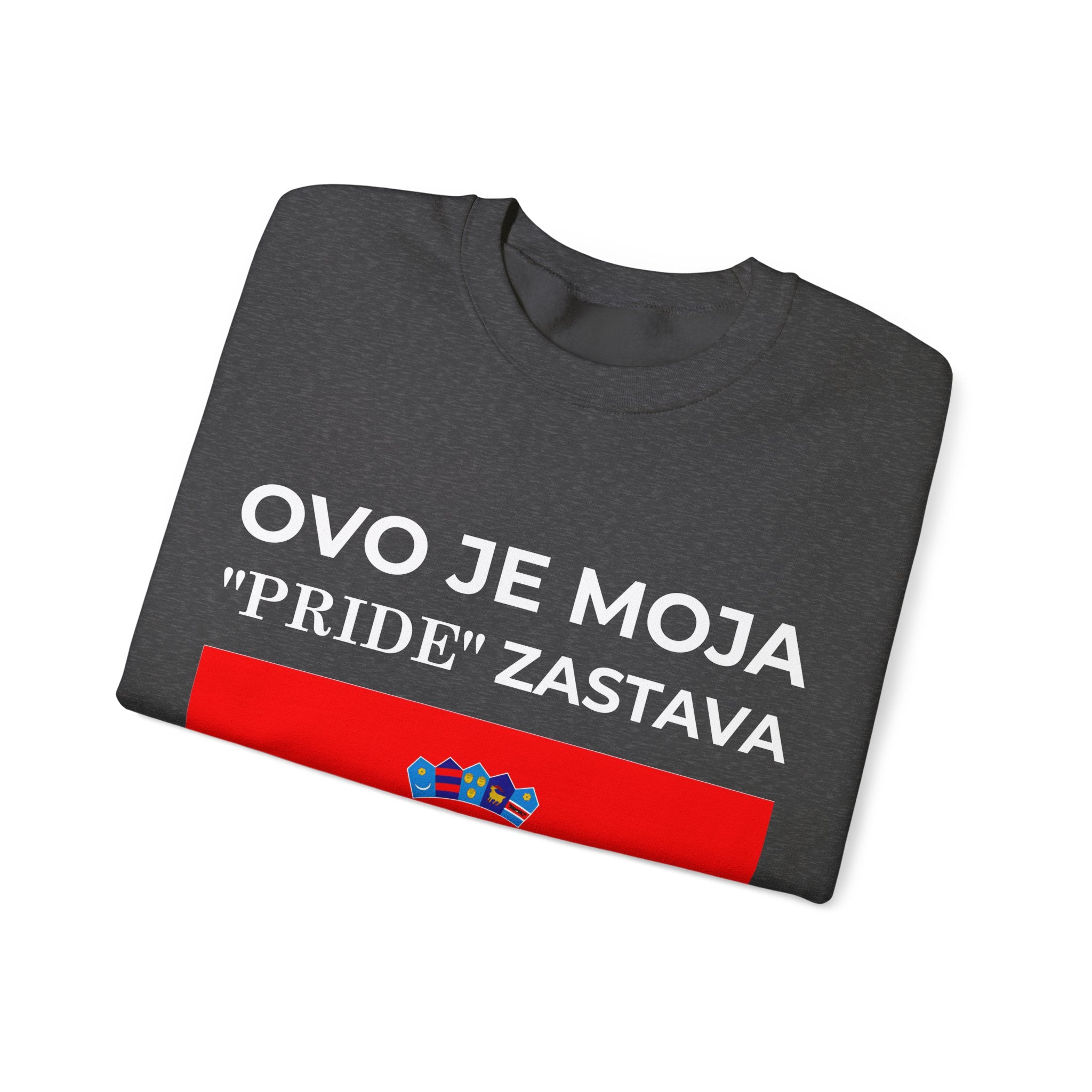 Croatian Pride Flag Sweatshirt, Unisex Crewneck, Croatian Pride Apparel, Celebrate Love, Gift for Allies - Mega Movement