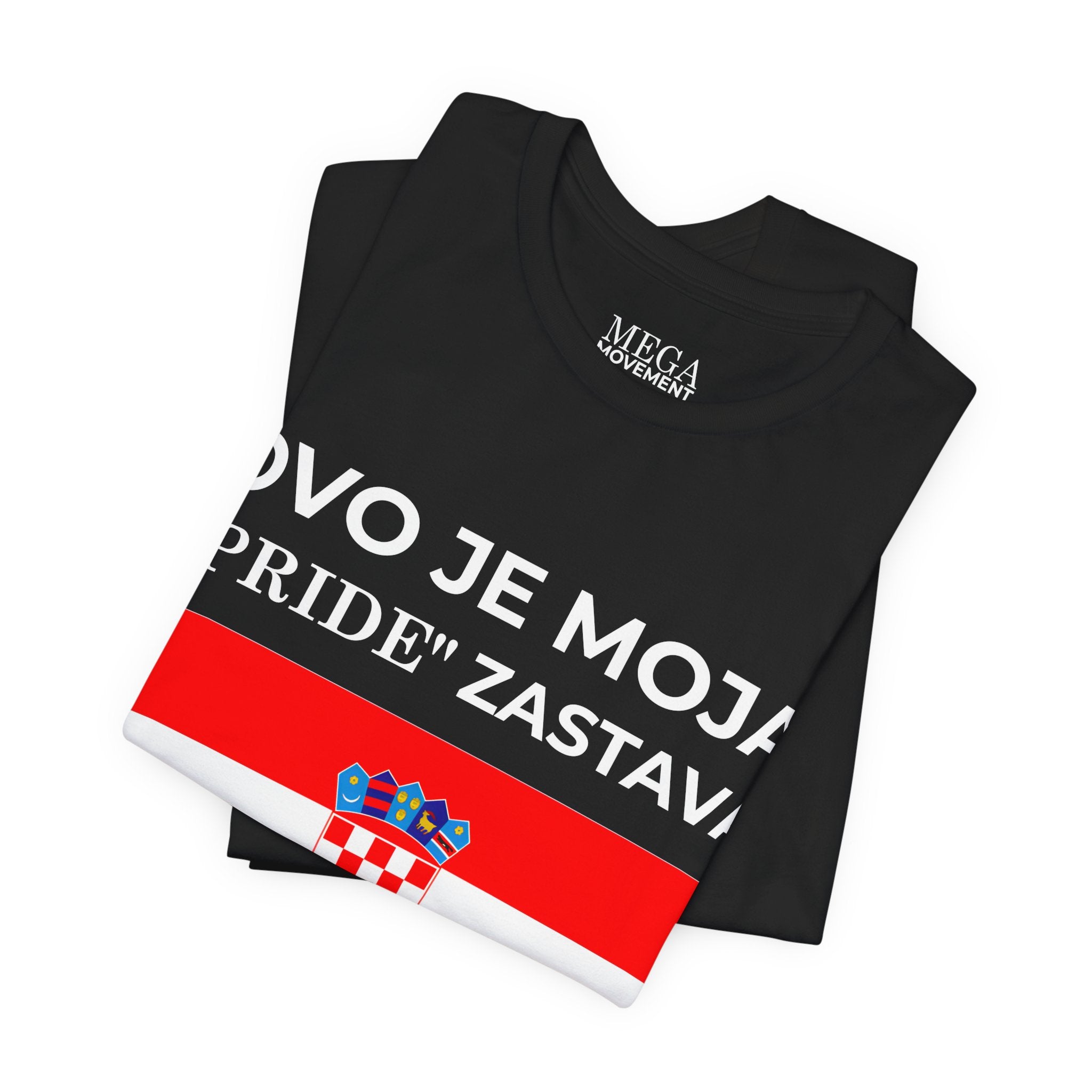Croatia Pride Tee, Unisex Short Sleeve Shirt, Summer Festival Top, Gifts for Patriots - Mega Movement