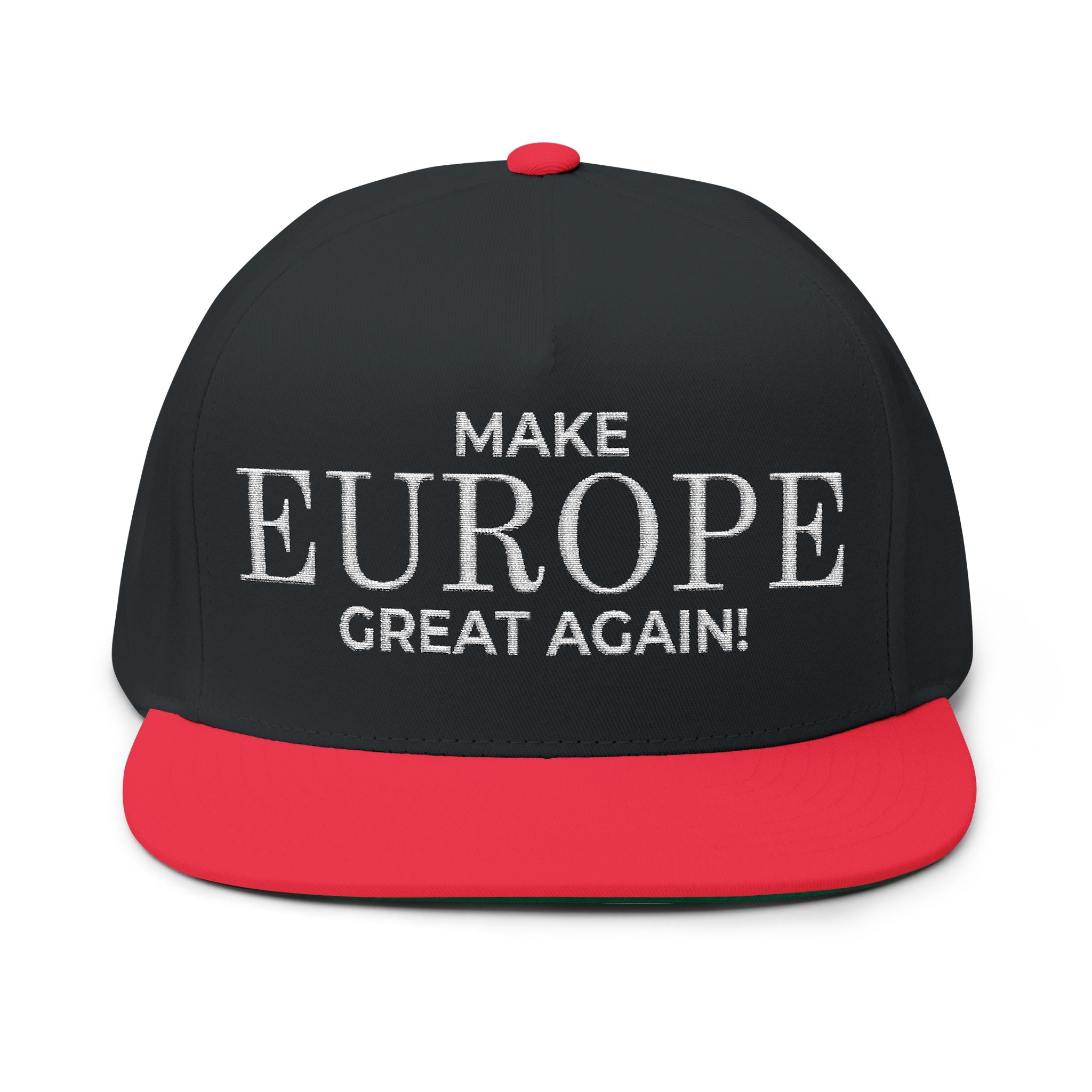 Make Europe Great Again Stylish Flat Bill Cap | Europe Pride Cap | Snapback Hat | - Mega Movement