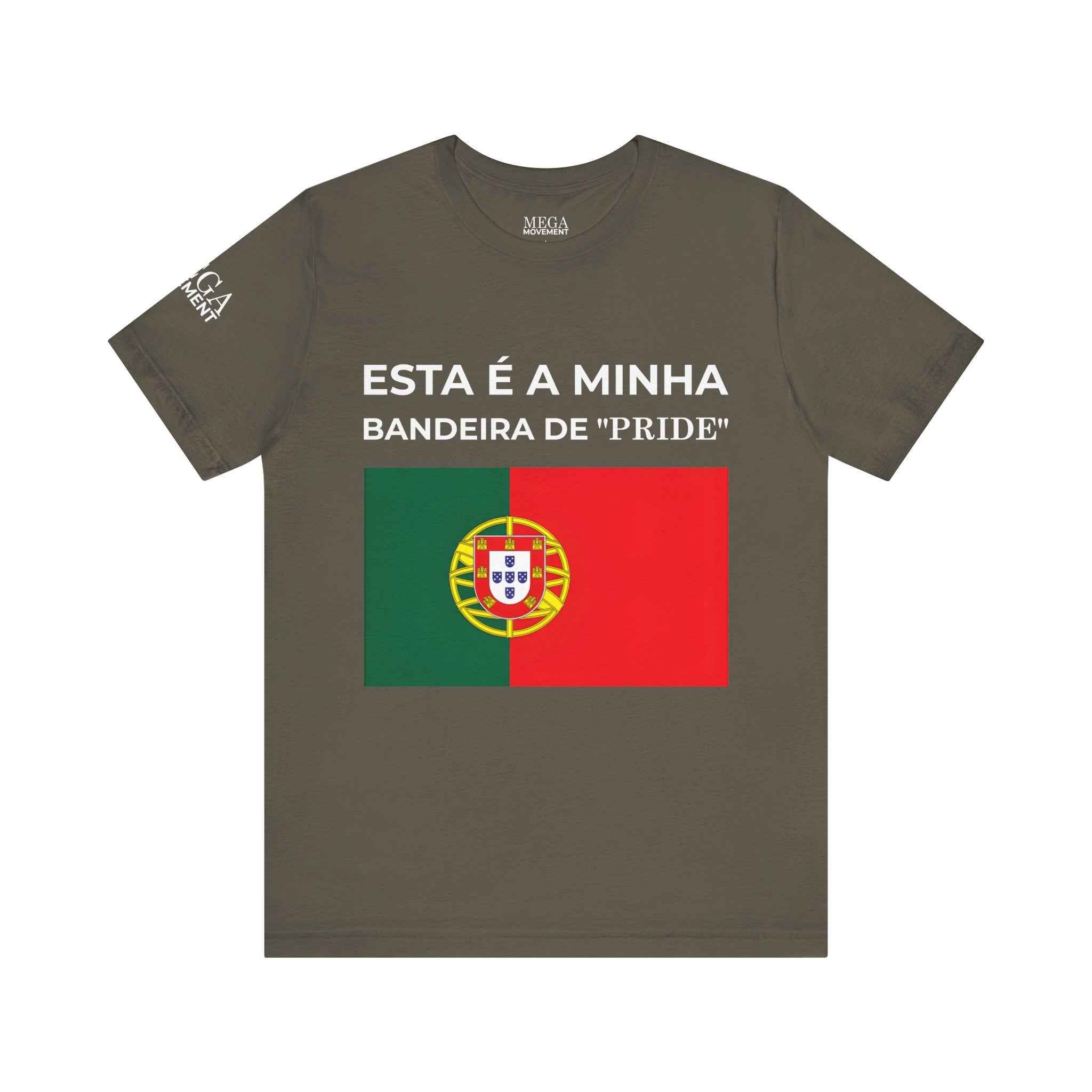 Portugal Pride Flag Tee, Portugal Pride Graphic Shirt, Comfortable Statement Apparel