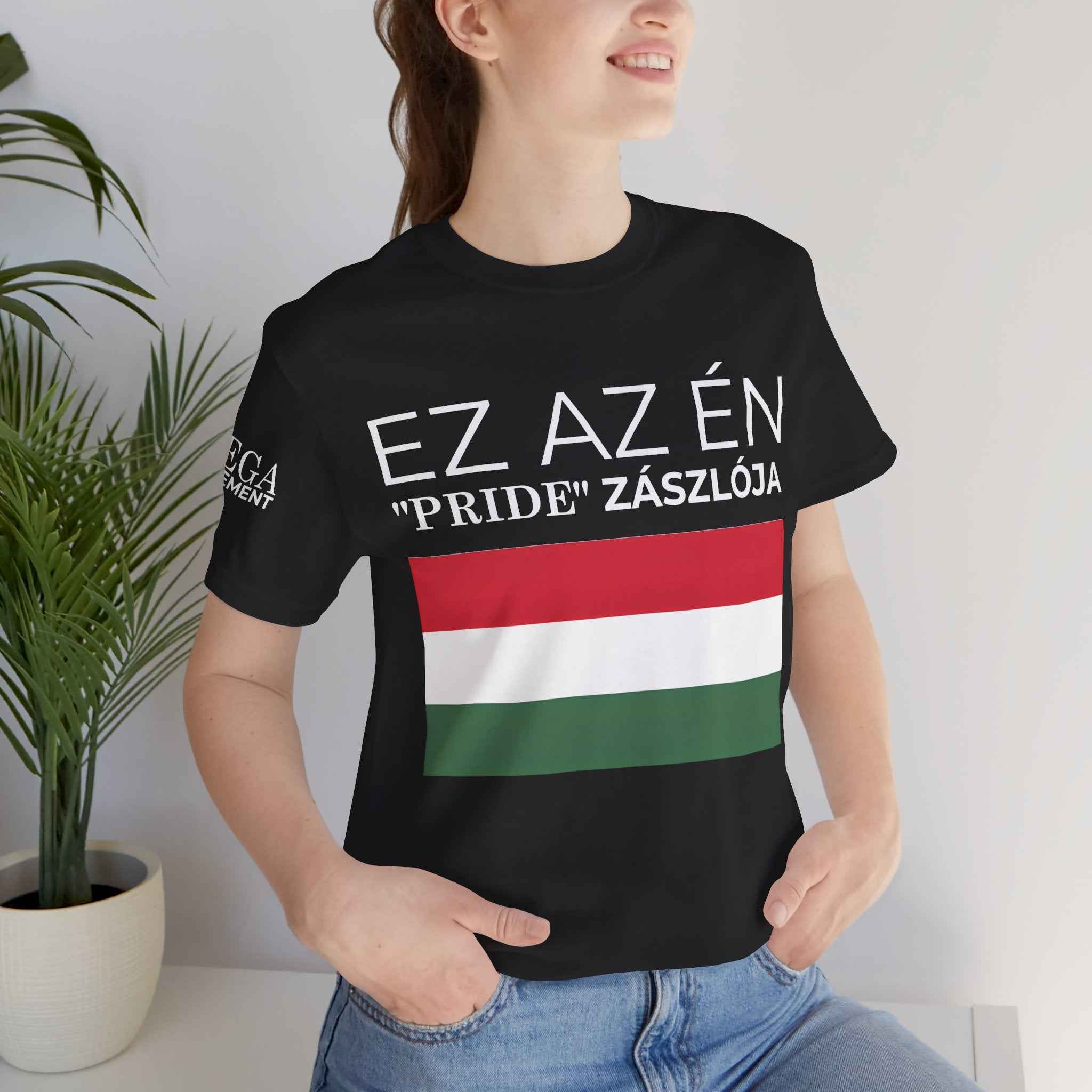Hungary Pride Flag Tee | Unisex Jersey Short Sleeve Tee, Patriot Apparel, Festival Outfit, Statement Shirt, Hungary Pride Clothing, Gift for Activists