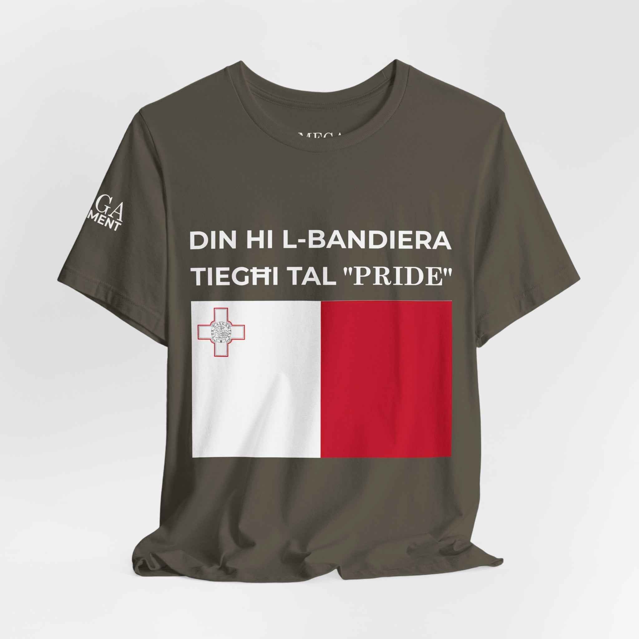 Malta Pride T-Shirt | Unisex Jersey Tee Pride Marches, and Everyday Wear