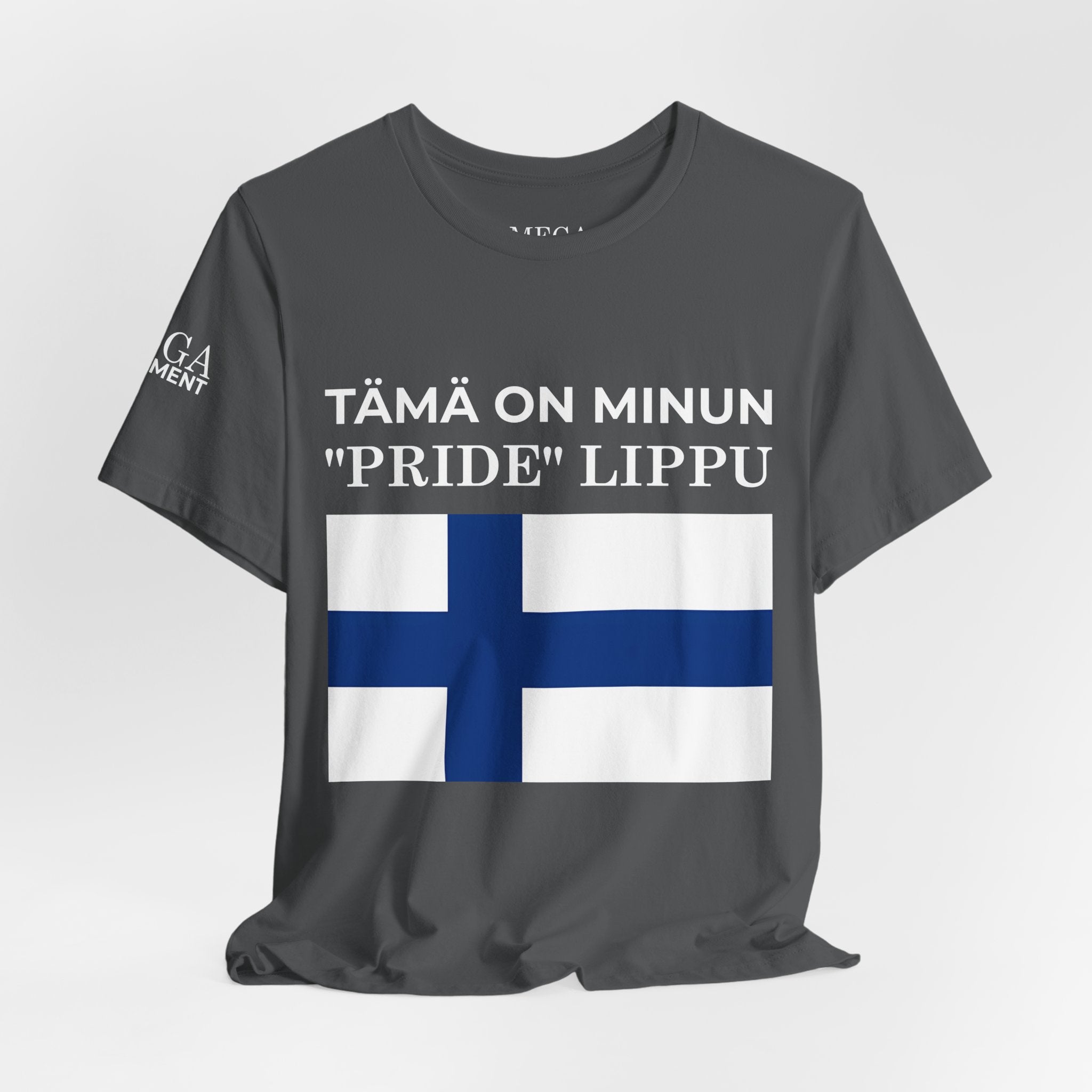 Finland Pride Flag Tee, Unisex Jersey T-Shirt for Patriot Pride, Finnish Pride Apparel, Comfortable Casual Wear, Statement Clothing - Mega Movement